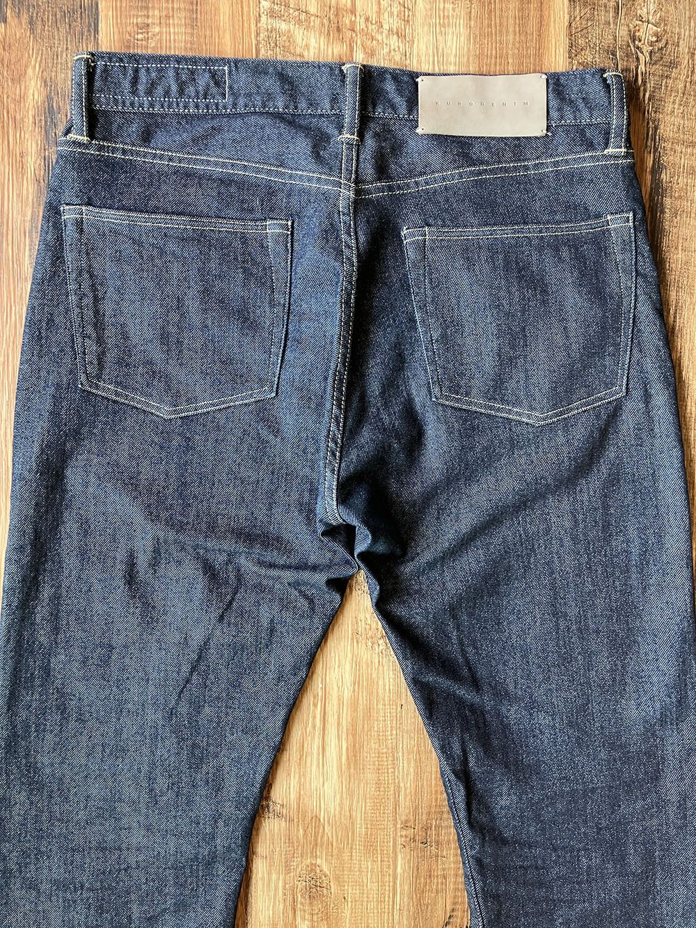 KURO KURO DENIM “Helvetica” W31xL32 One Wash Japanese Selvedge Size US 31 - 11 Thumbnail