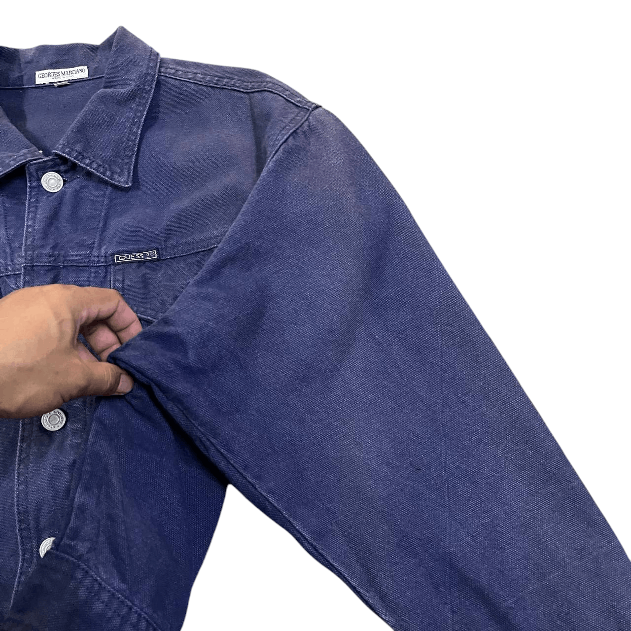 Georges Marciano Vintage Georges Marciano Guess Trucker Jacket Size US S / EU 44-46 / 1 - 5 Thumbnail