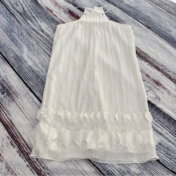 Other Lumier By Bariano White Halter Dress Size S / US 4 / IT 40 - 3 Thumbnail