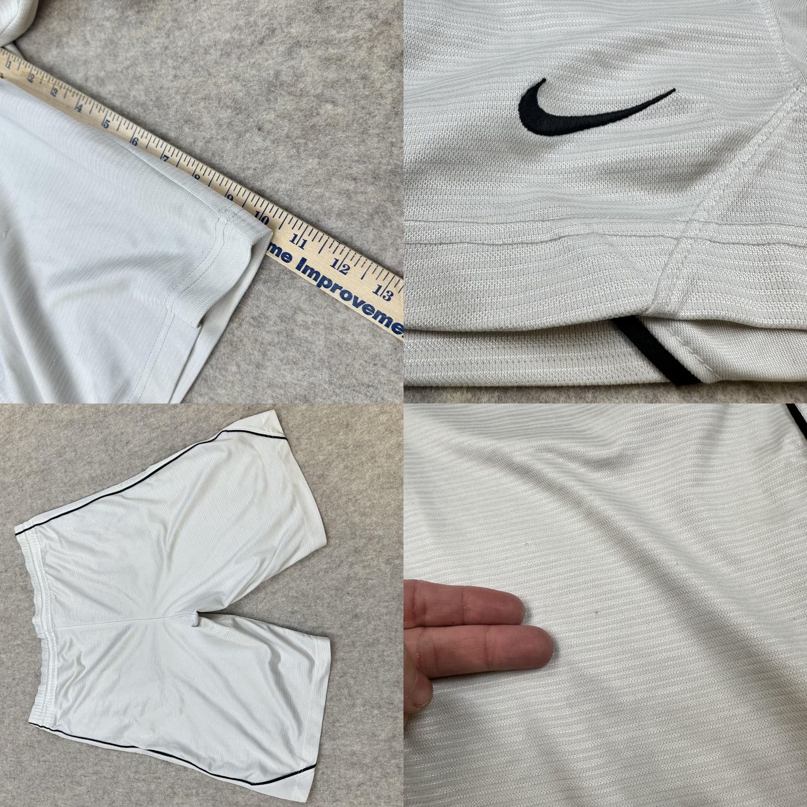 Nike Nike Athletic Shorts Mens Small White Performance Training Pockets Swoosh Logo Size US 29 - 8 Thumbnail