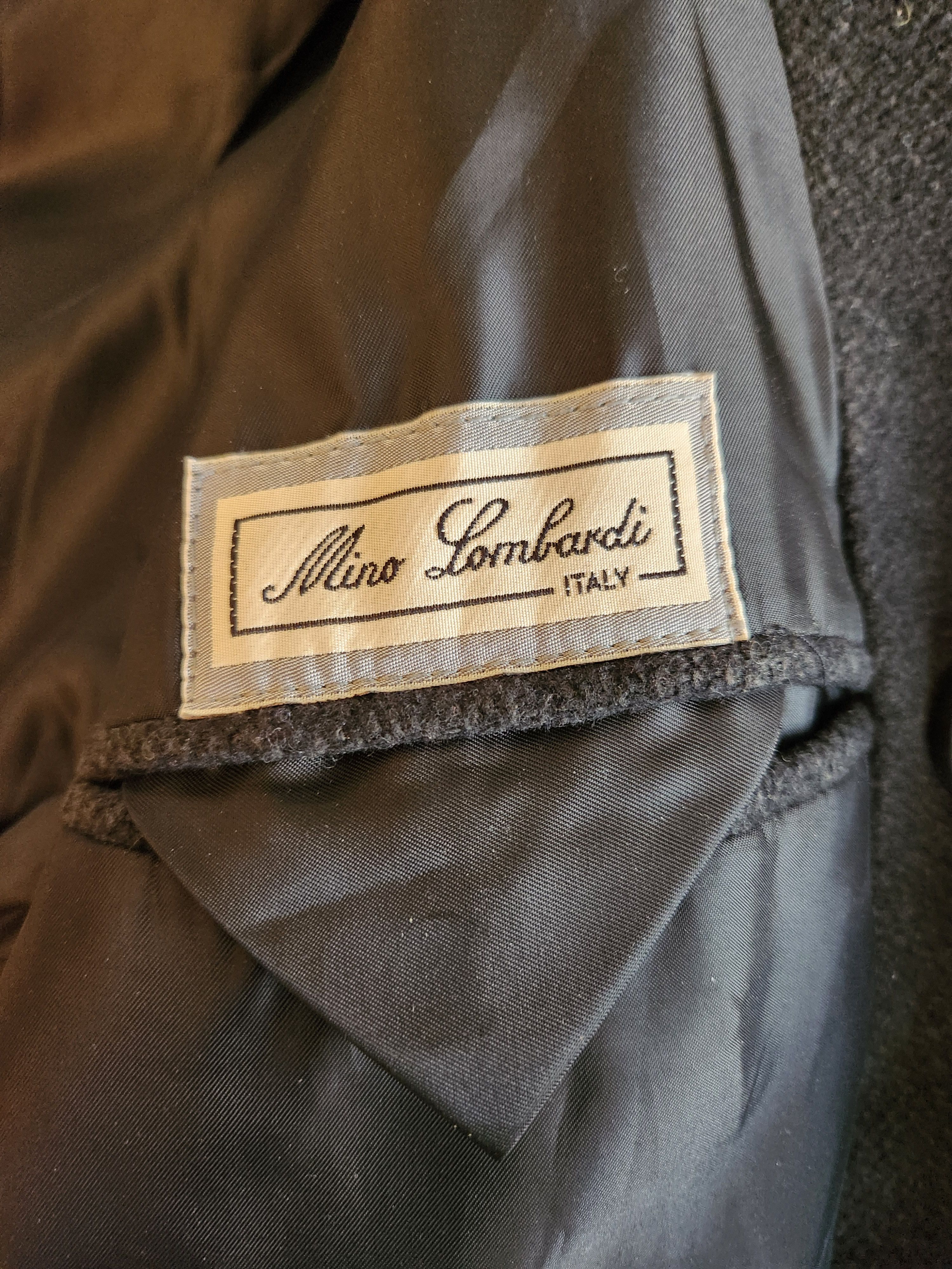Other Italian Made Wool Blend Gray Double Breasted Peacoat Size US L / EU 52-54 / 3 - 3 Thumbnail