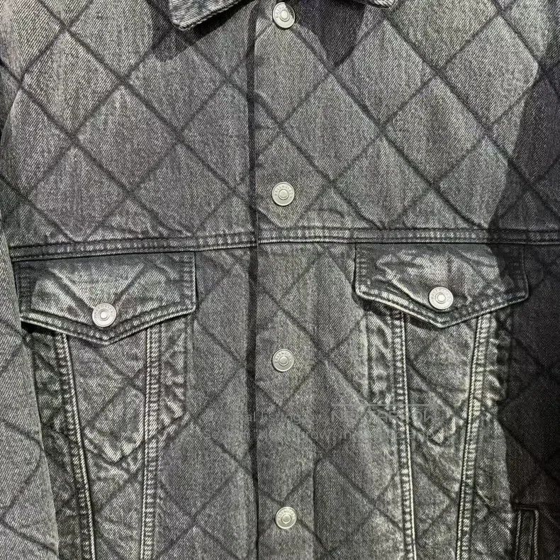Balenciaga Balenciaga Denim Plaid Cotton Jacket Size XS / US 0-2 / IT 36-38 - 3 Thumbnail