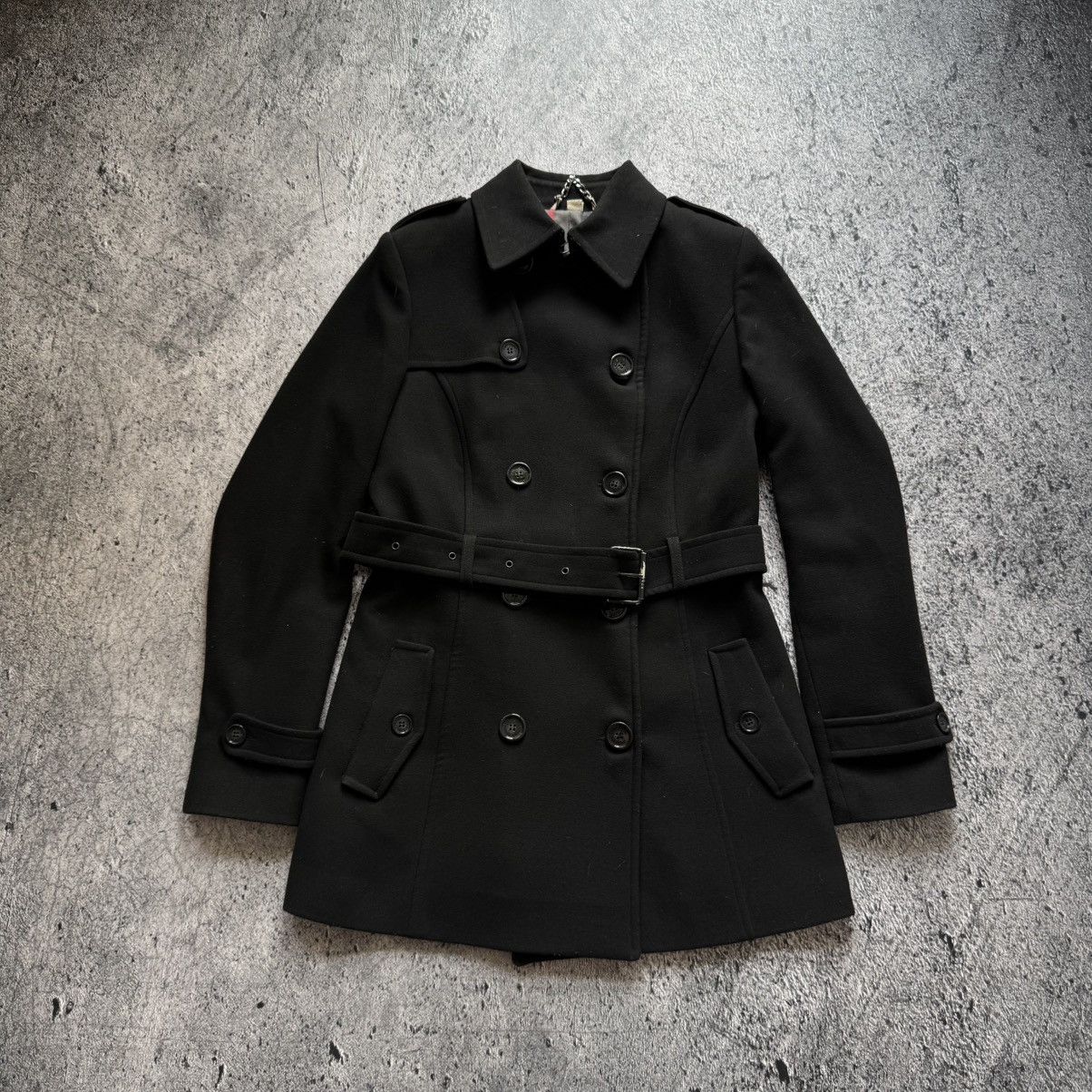 Burberry Vintage Burberry wool coat cashmere womens trench Size S / US 4 / IT 40 - 2 Thumbnail