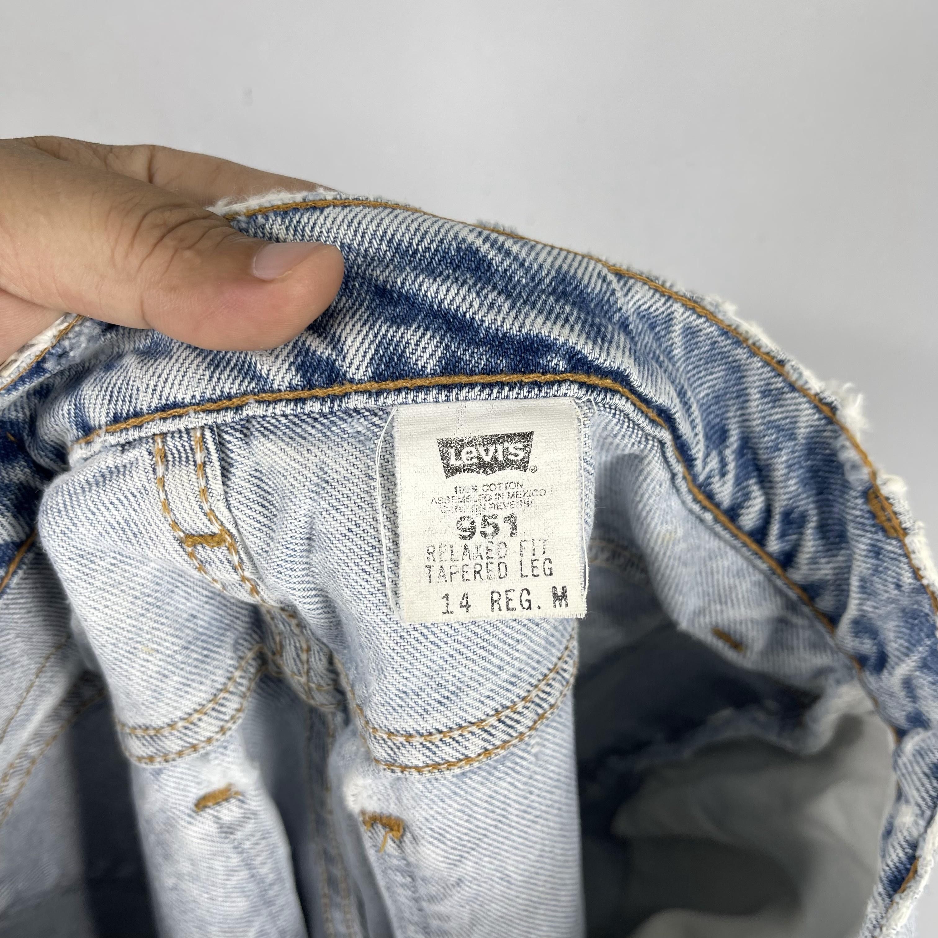 Levi's × Vintage W30 L30 Vintage Distressed Levis 951 Dirty Hourglass Jeans Size 30" / US 8 / IT 44 - 7 Thumbnail