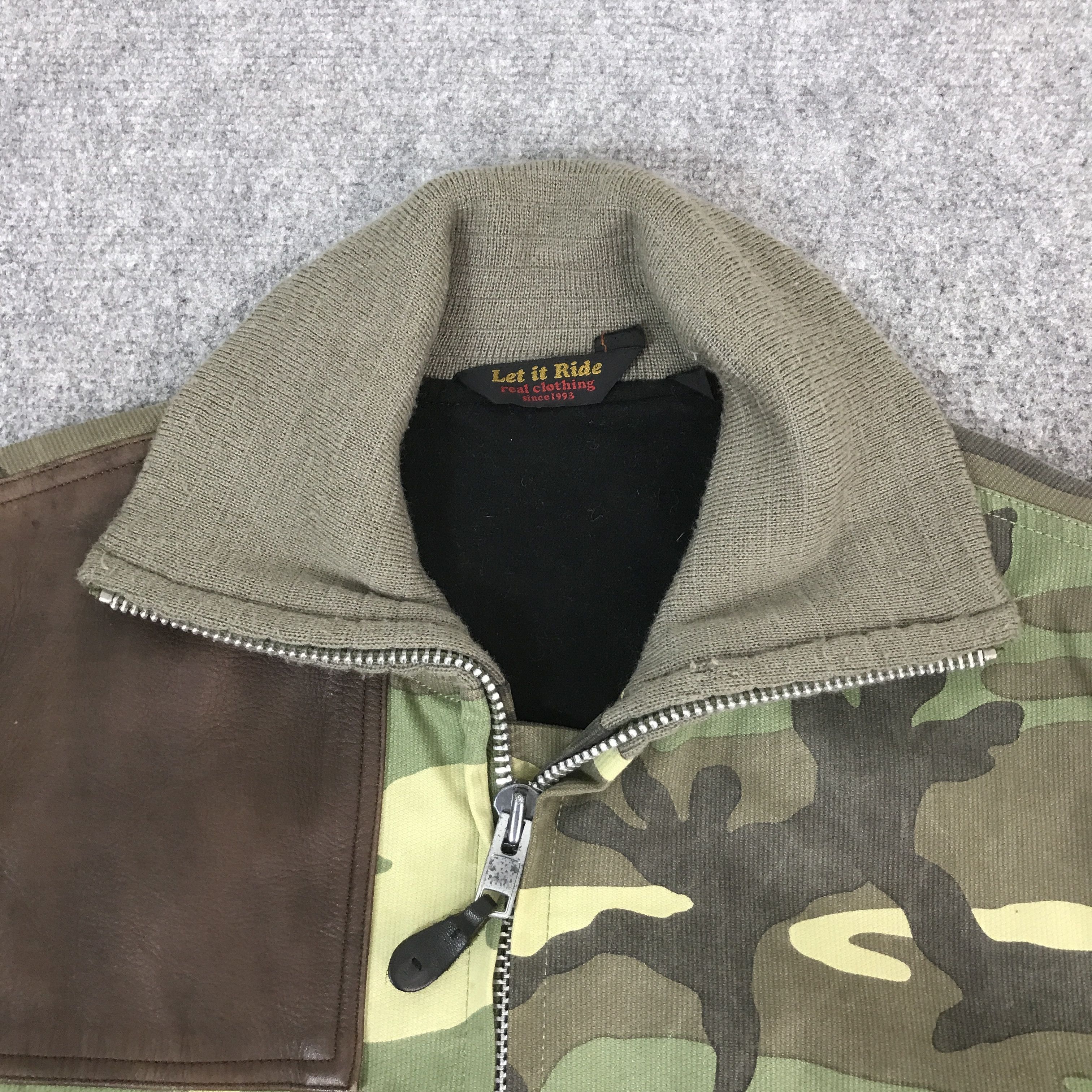 Japanese Brand let it ride Japan made Camo design jacket K65B14 Size US M / EU 48-50 / 2 - 8 Thumbnail