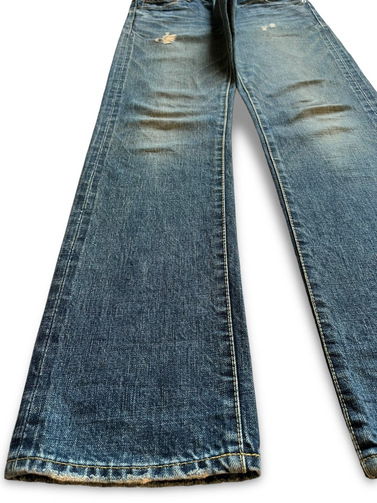 Japanese Brand Japanese Brand selvedge mud wash jeans Size US 31 - 7 Thumbnail
