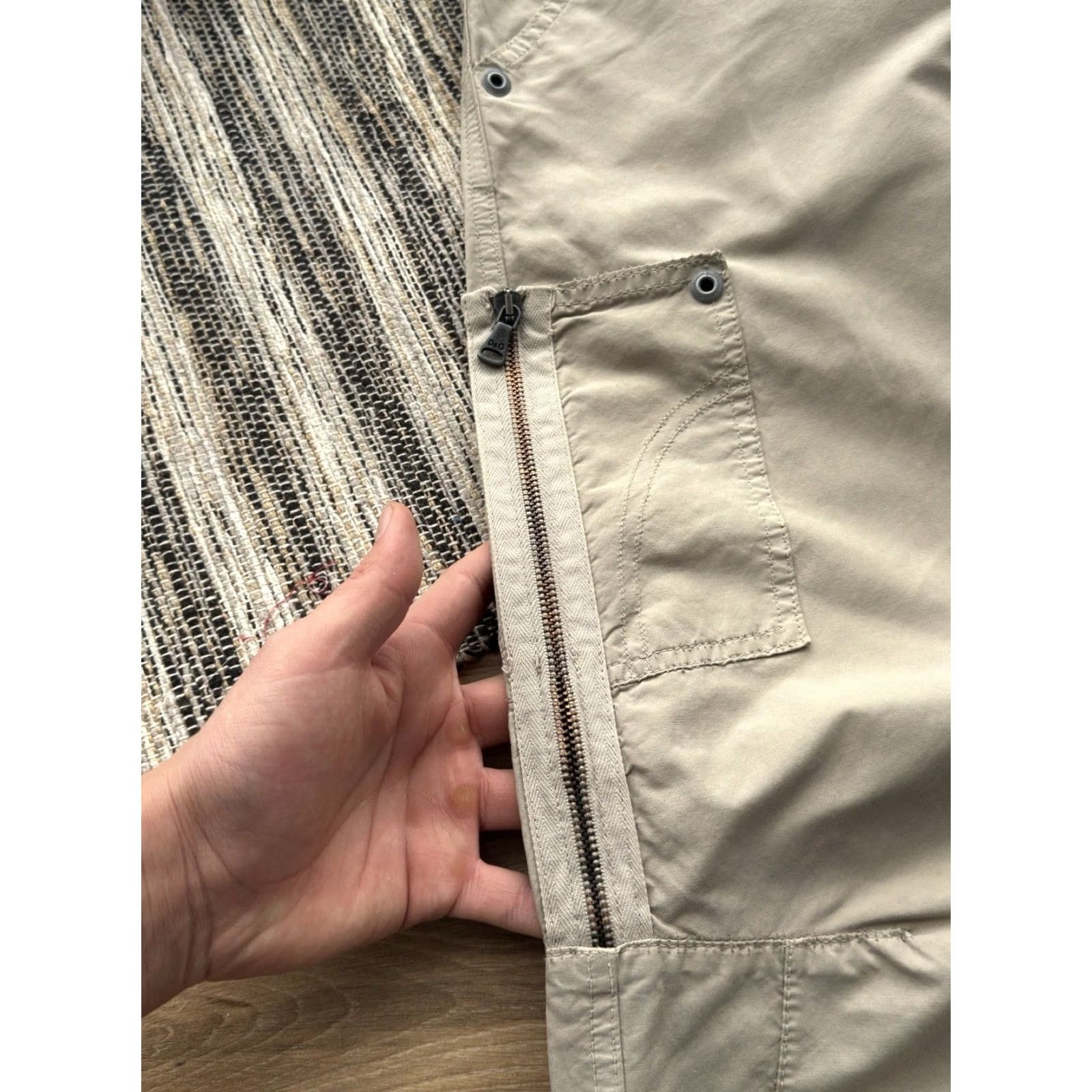Dolce & Gabbana VINTAGE Dolce&Gabbana Cargo Pants Men S Beige 32in Inseam 46 Size US 29 - 6 Thumbnail