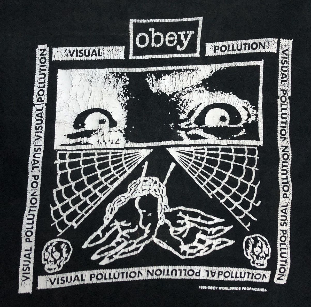 Obey Vintage Obey Visual Pollution T-Shirt Size US M / EU 48-50 / 2 - 3 Thumbnail