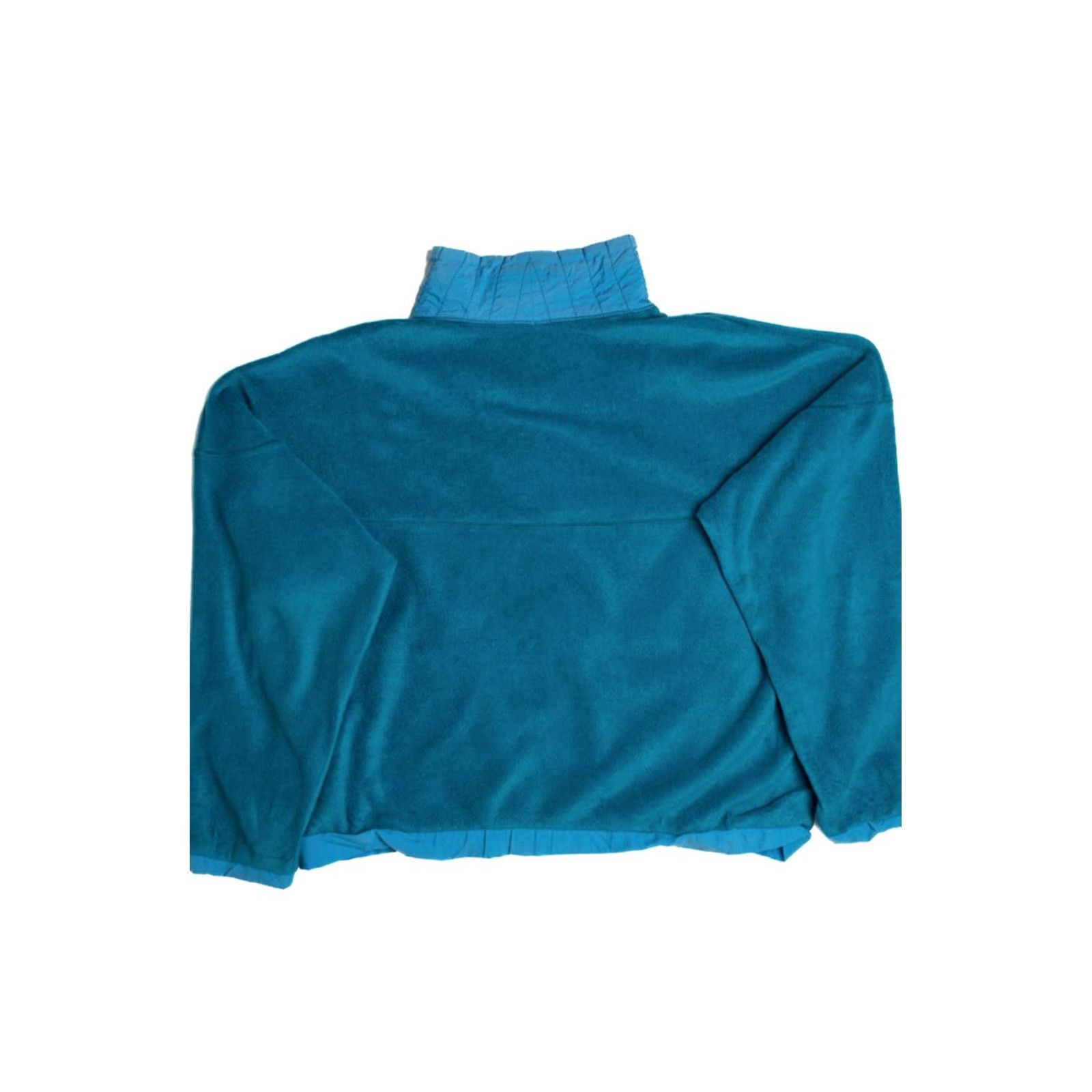 The North Face VINTAGE The North Face Fleece Lightweight Jacket Turquoise Large Zip-Up Mens Size US L / EU 52-54 / 3 - 3 Thumbnail