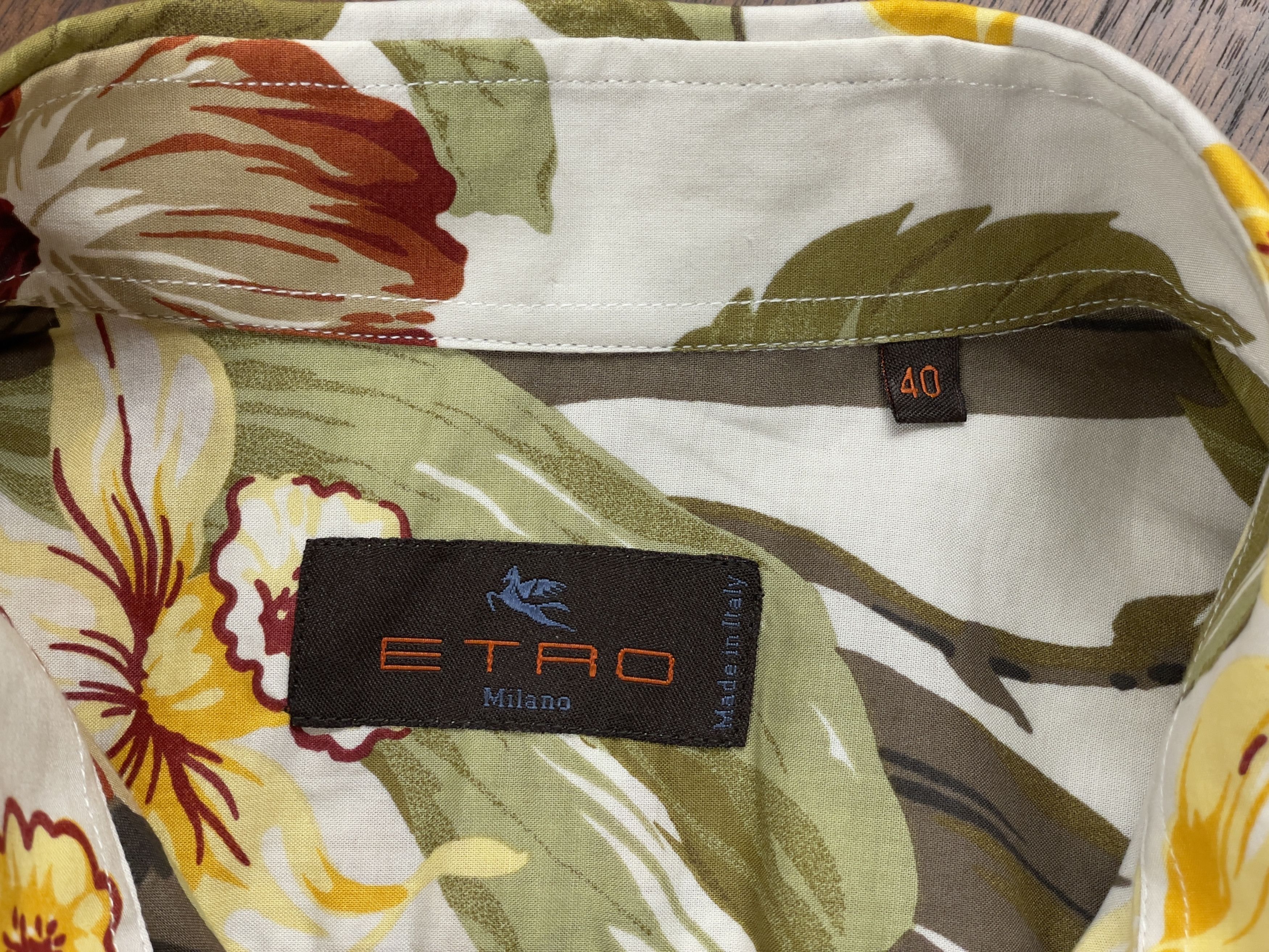 Etro floral shirt Size US M / EU 48-50 / 2 - 5 Thumbnail