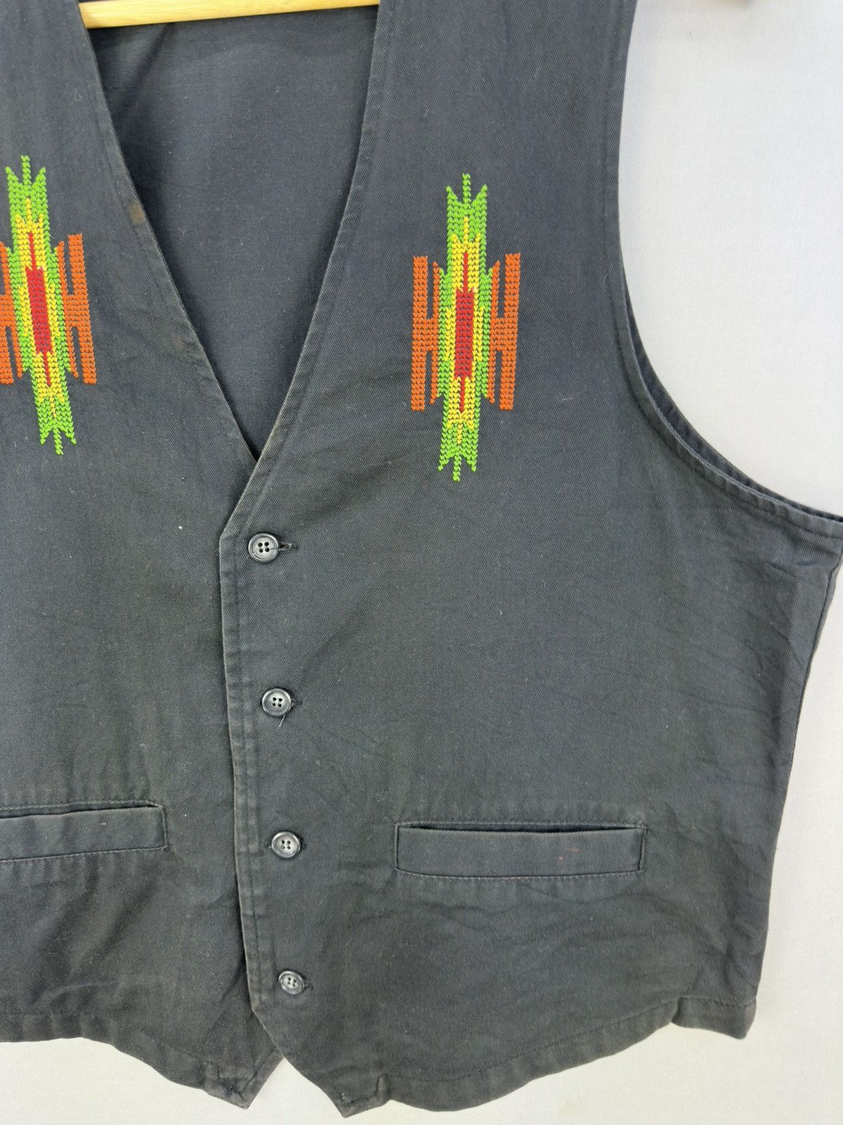 Japanese Brand Unbrand Embroidered Navajo Native Vest Size US S / EU 44-46 / 1 - 3 Thumbnail