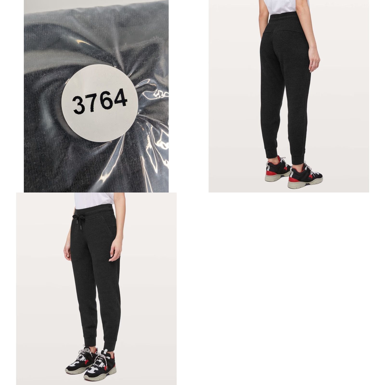 Lululemon Lululemon Jogger Pants Womens 6 Black Heathered Core Warm Down W5BTZS (Tapered, Yoga, Activewear) Size 28" / US 6 / IT 42 - 9 Thumbnail