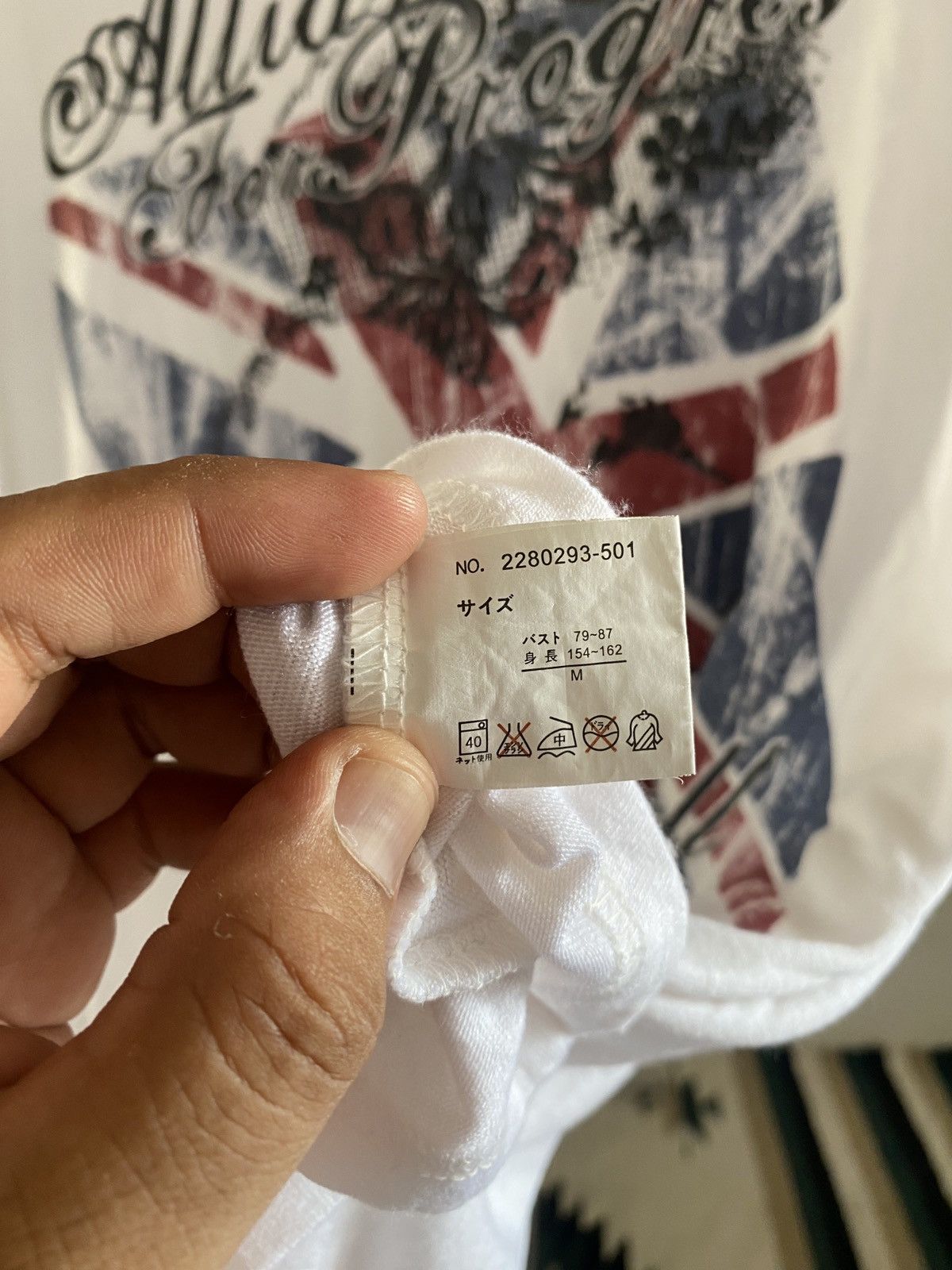 Hysteric Glamour Sky Bomber Union Jack Poem Longsleeve Tee Size US M / EU 48-50 / 2 - 13 Thumbnail