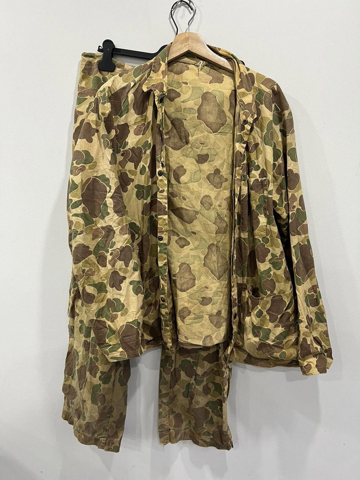 Vintage Vintage 90s Camo Button Shirt And Pants Set duck ideal Size US L / EU 52-54 / 3 - 1 Thumbnail