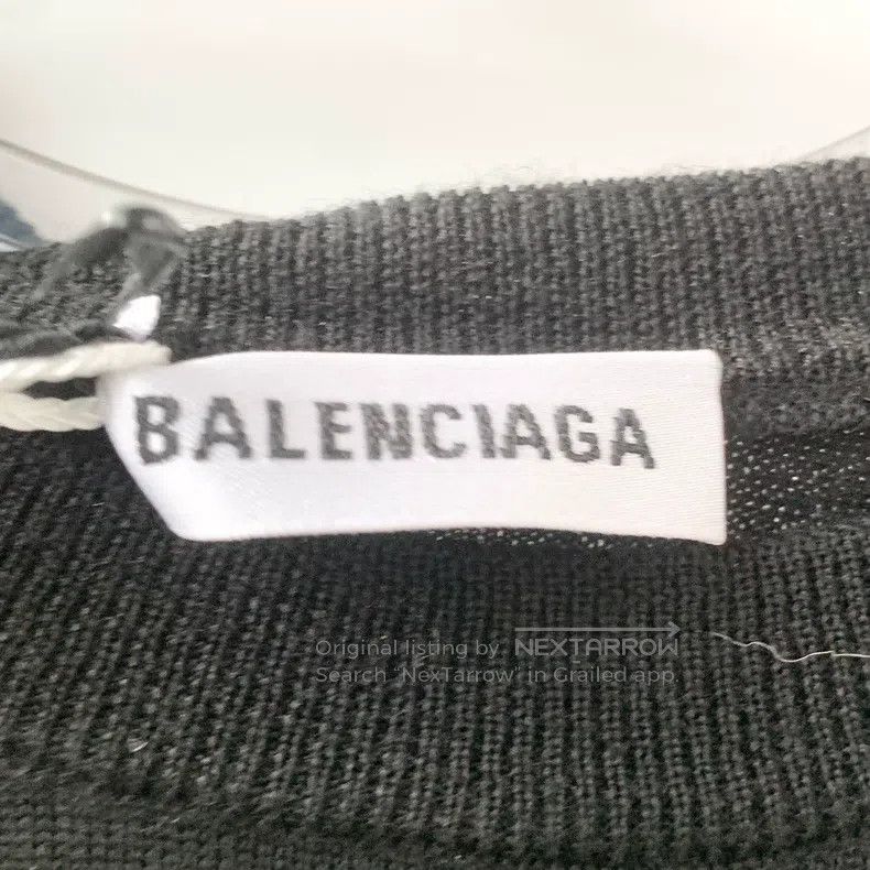 Balenciaga Balenciaga Black knit sweater, size S Size US S / EU 44-46 / 1 - 6 Thumbnail