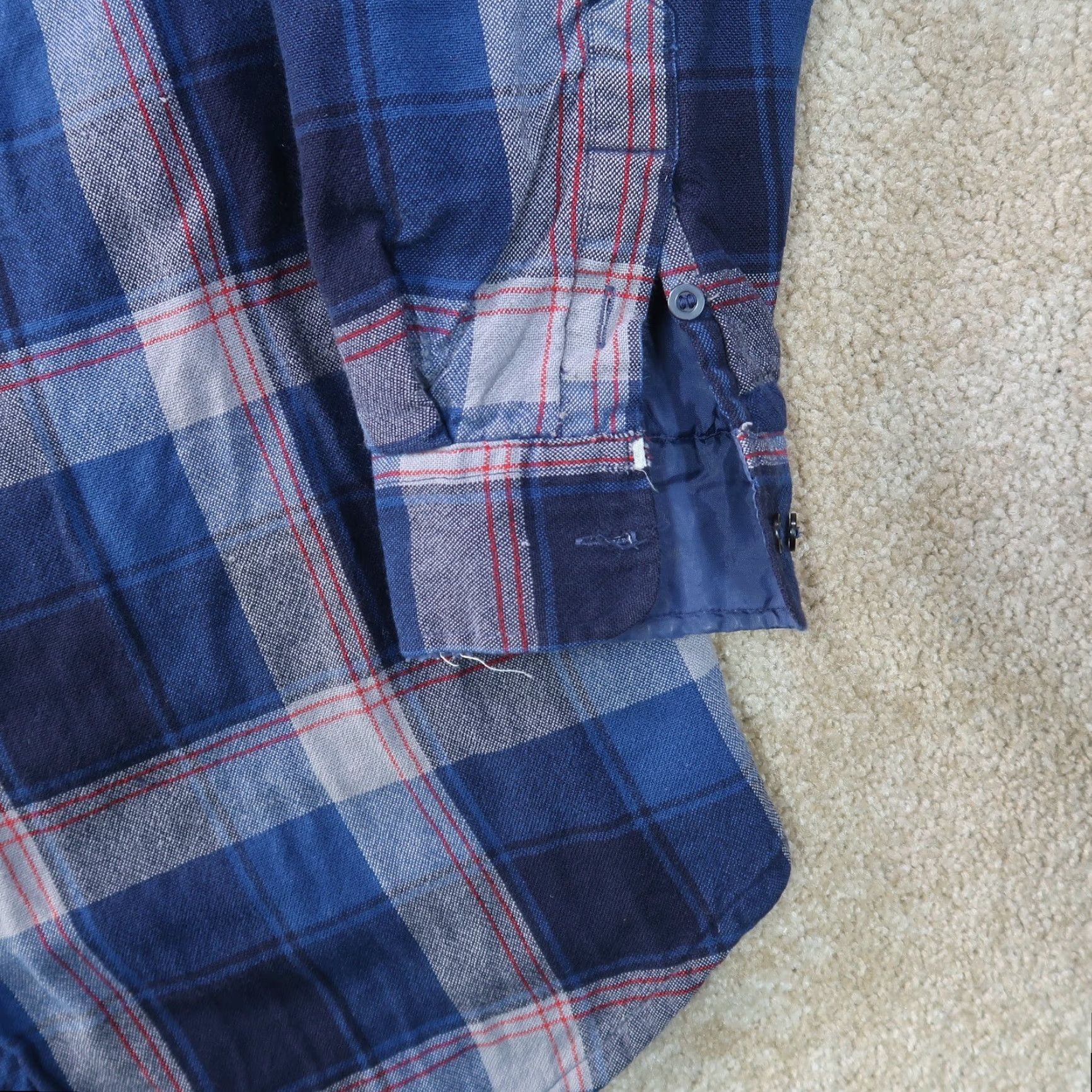 Vintage VINTAGE Quilt Lined Flannel Shirt Jacket Men's XL Plaid Workwear shacket Size US XL / EU 56 / 4 - 5 Thumbnail