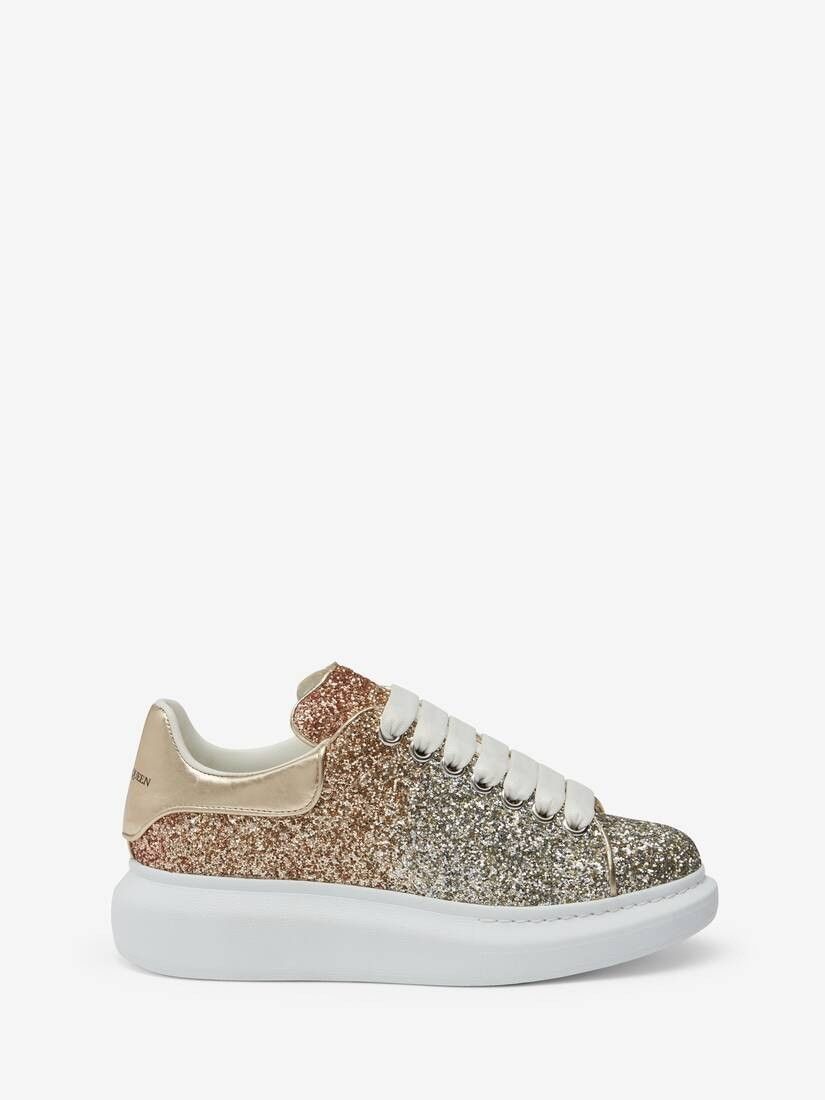 Alexander McQueen o1w1db10925 Oversized Sneaker in Pink/White Size US 7.5 / IT 37.5 - 1 Thumbnail