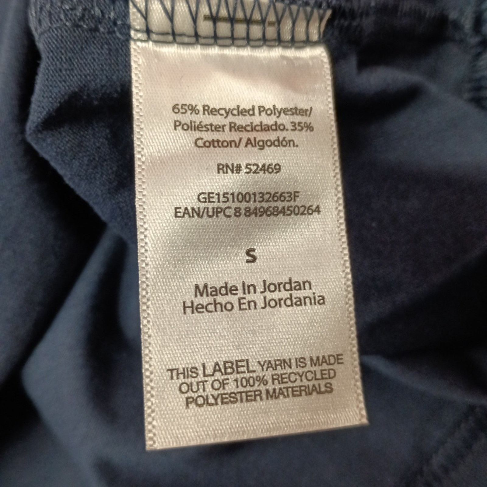 George George Men's T-Shirt Size S Small Navy Blue Moisture Wicking Size US S / EU 44-46 / 1 - 4 Thumbnail