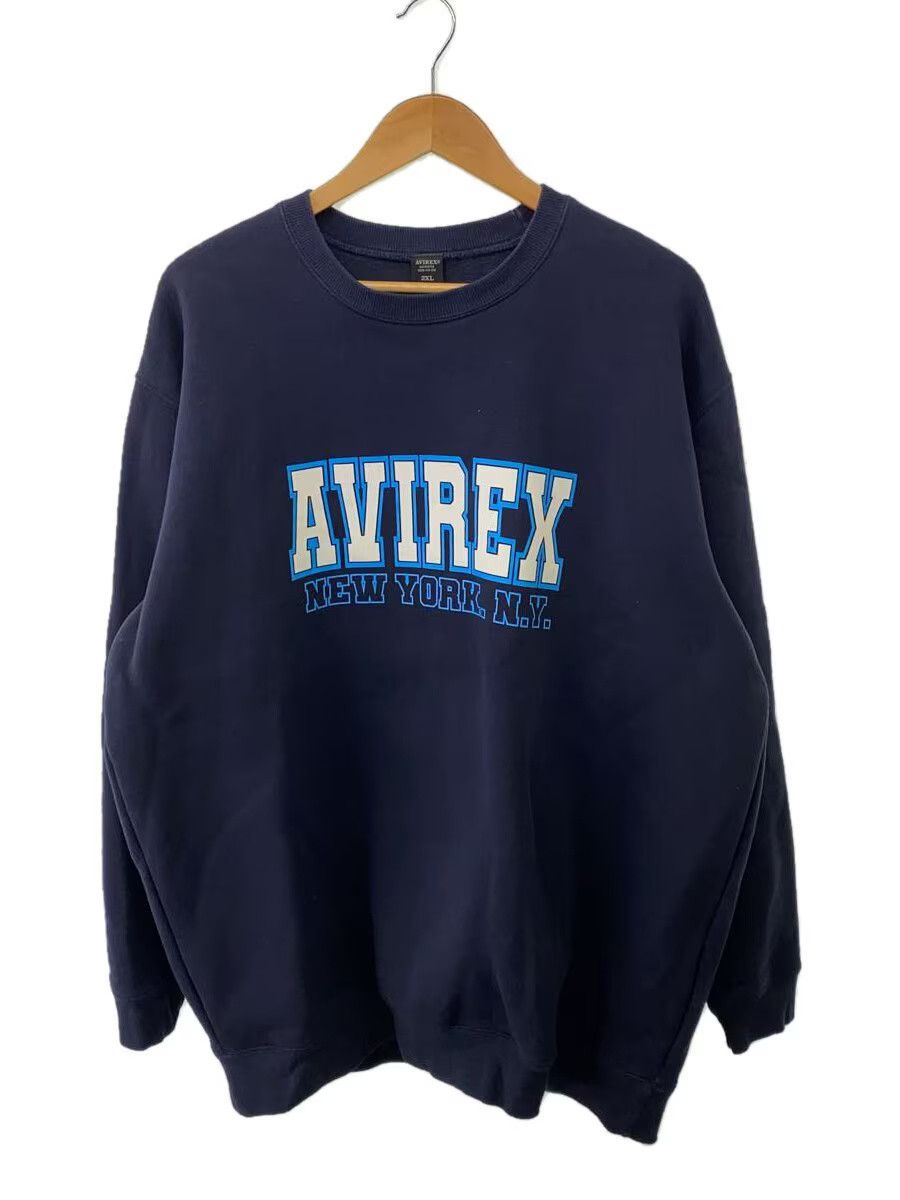 Avirex Avirex Cotton Sweatshirt Navy Size US XXL / EU 58 / 5 - 1 Thumbnail
