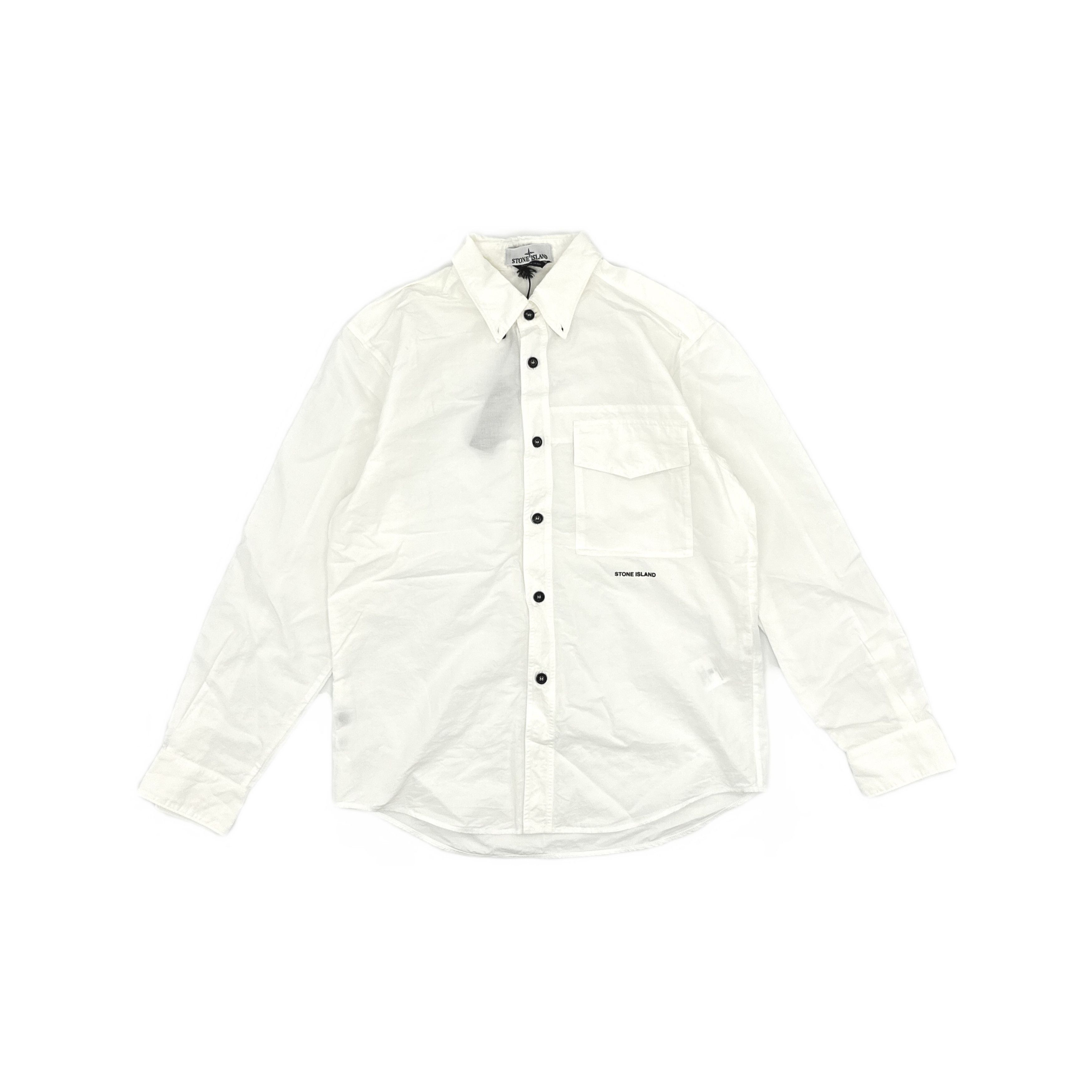 Stone Island Stone Island Cotton Linen Shirt Size S Size US S / EU 44-46 / 1 - 1 Thumbnail