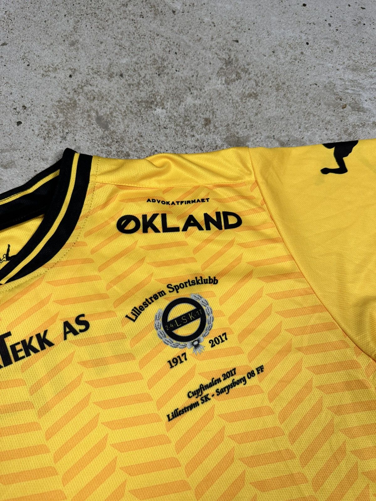 Vintage SK Lillestrom 2017 Home Final Cup Jersey Rare Size US XL / EU 56 / 4 - 6 Thumbnail