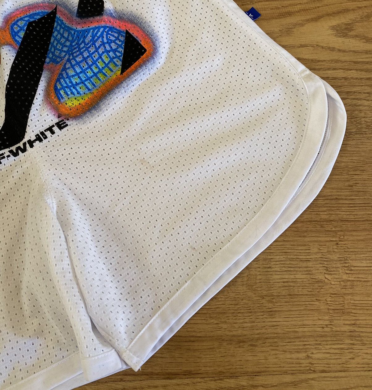 Off-White Off White Virgil Abloh Big Logo Shorts x Streetwear Size US 32 / EU 48 - 13 Thumbnail