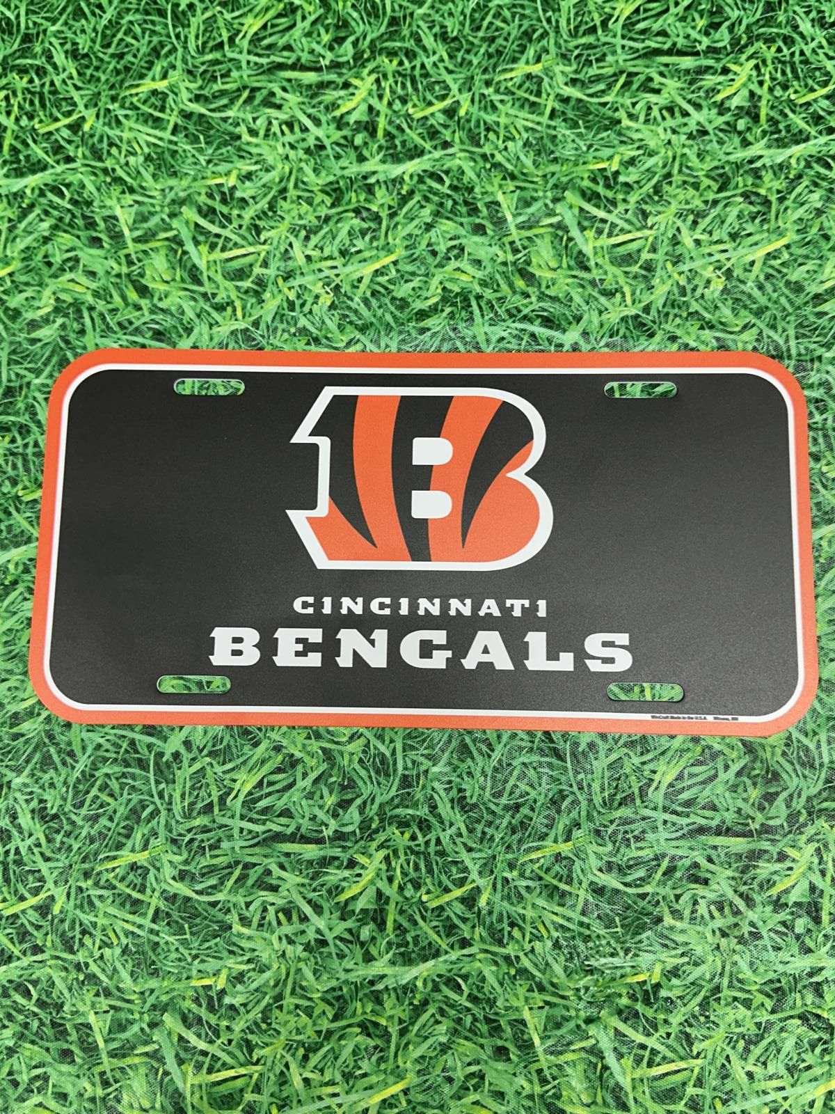NFL Cincinnati Bengals License Plate Plastic NFL NEW Size ONE SIZE - 1 Preview