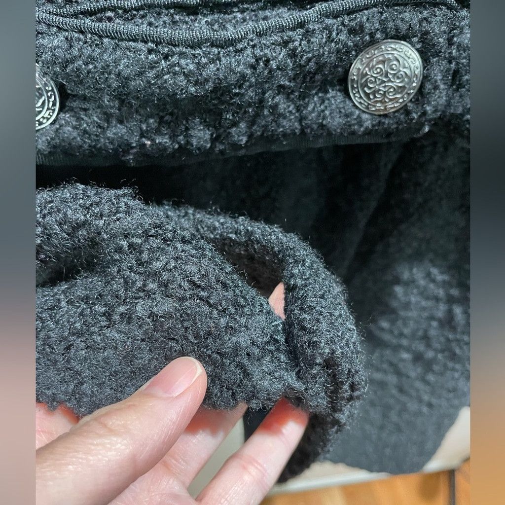 Other Nizan Black Boucle Wool Blend Napoleon Coat Size XL Size XL / US 12-14 / IT 48-50 - 13 Thumbnail