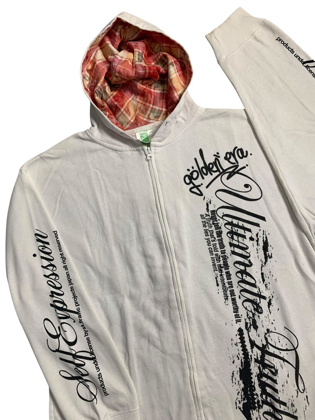 14th Addiction GOLDEN ERA POEM ZIP HOODIE TARTAN IFSIXWASNINE LGB STYLE Size US XXL / EU 58 / 5 - 2 Thumbnail