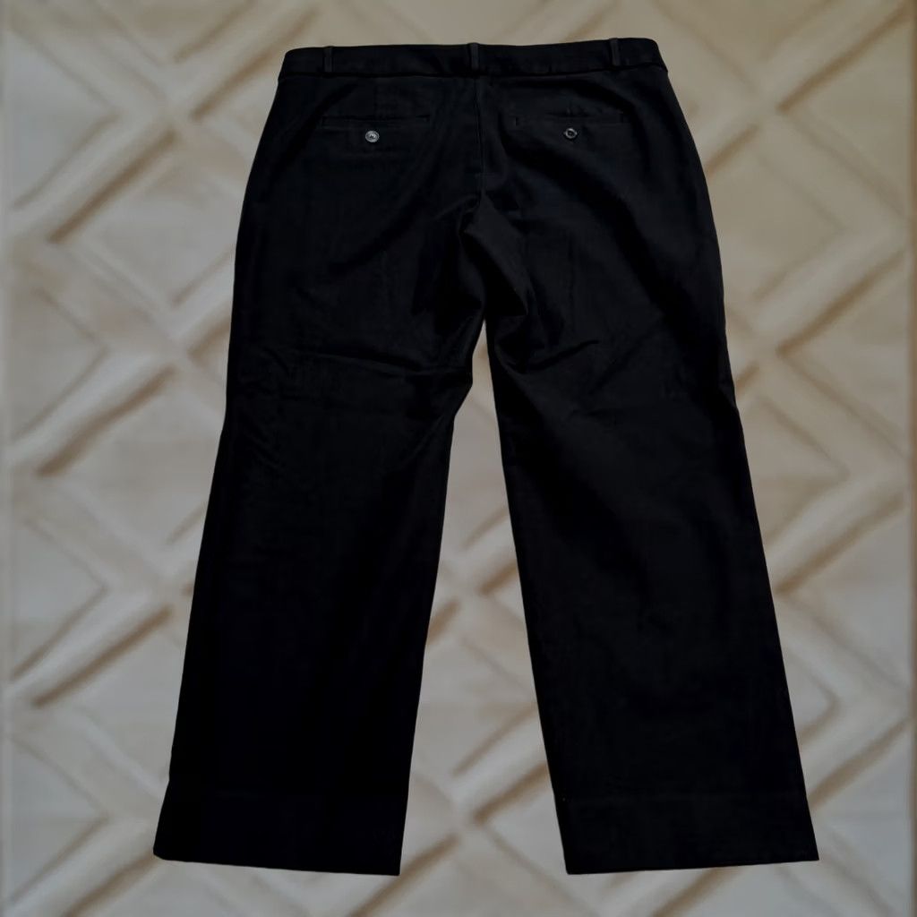 Banana Republic Banana Republic Avery Straight Ankle Trouser Pants Womens 16 XL Black Work 35x25 Men's? Size 32" / US 10 / IT 46 - 1 Thumbnail