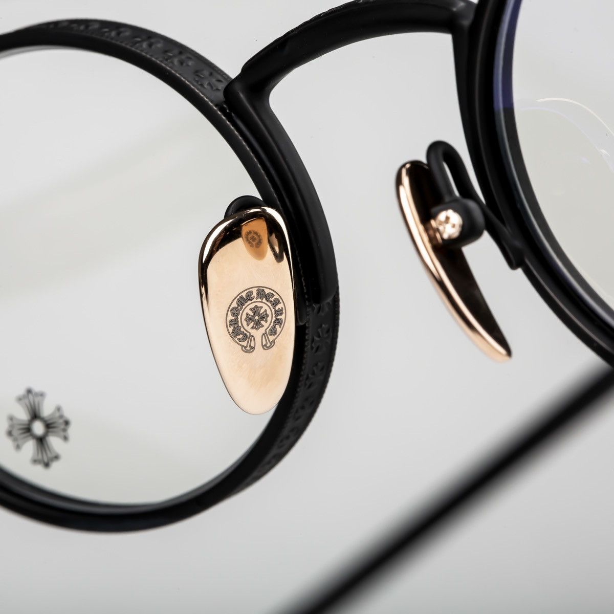 Chrome Hearts CHROME HEARTS HONEY DIPPED BLACK-18KGP GLASSES Size ONE SIZE - 4 Thumbnail
