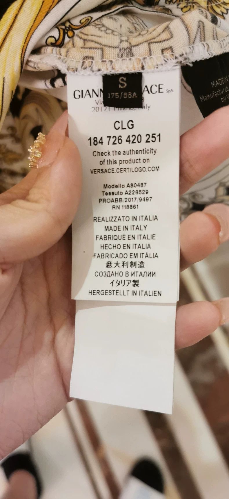 Versace Versace T-shirt Size US S / EU 44-46 / 1 - 5 Thumbnail