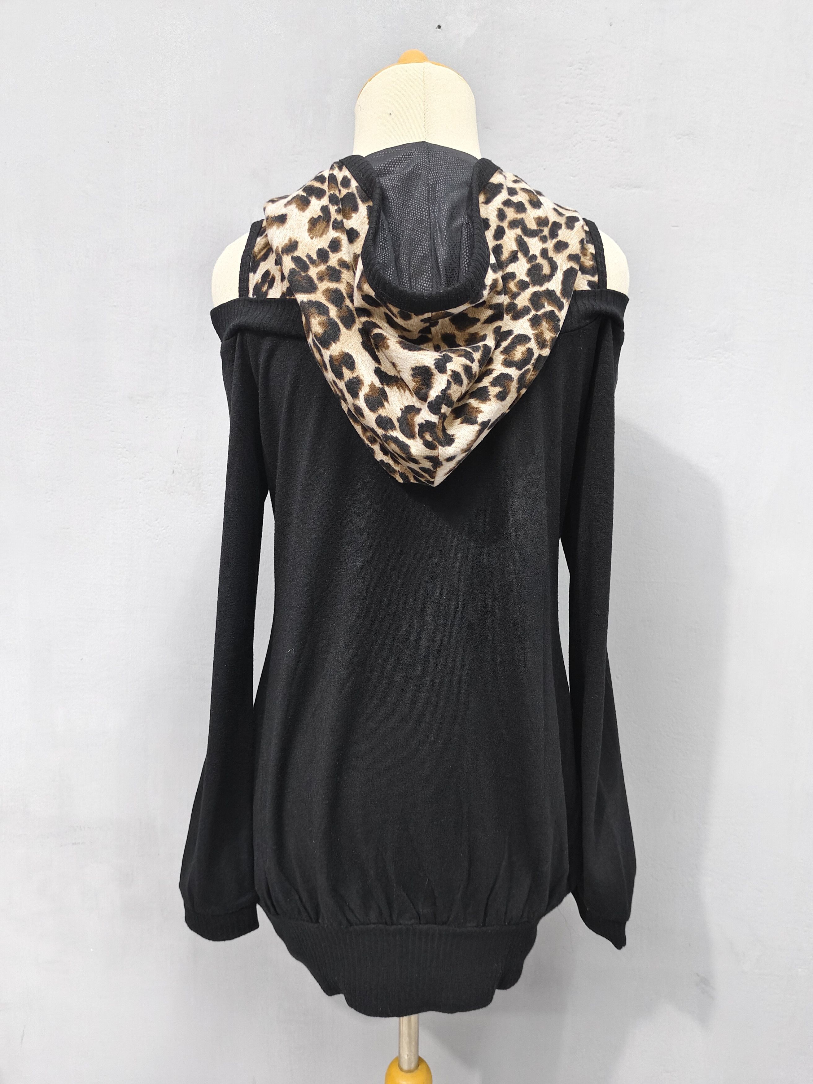 If Six Was Nine Flower Circle🇯🇵Punk Rock Gothic Off Shoulder Hoodie Size M / US 6-8 / IT 42-44 - 5 Thumbnail