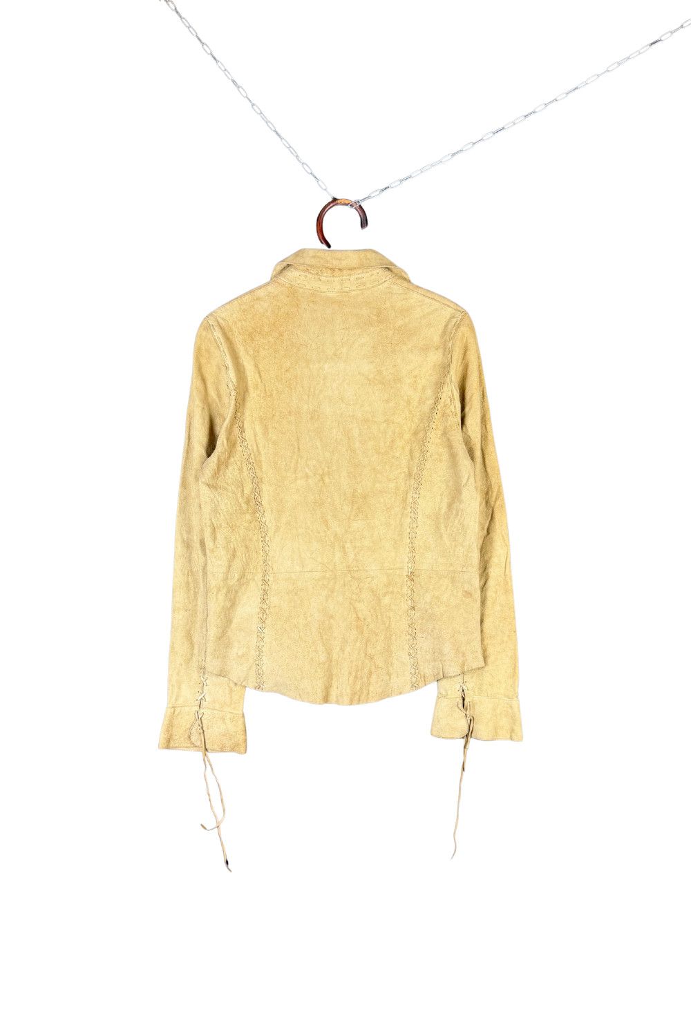 Polo Ralph Lauren Ralph Lauren Suede Lace-Up Western Blouse Size S / US 4 / IT 40 - 2 Thumbnail