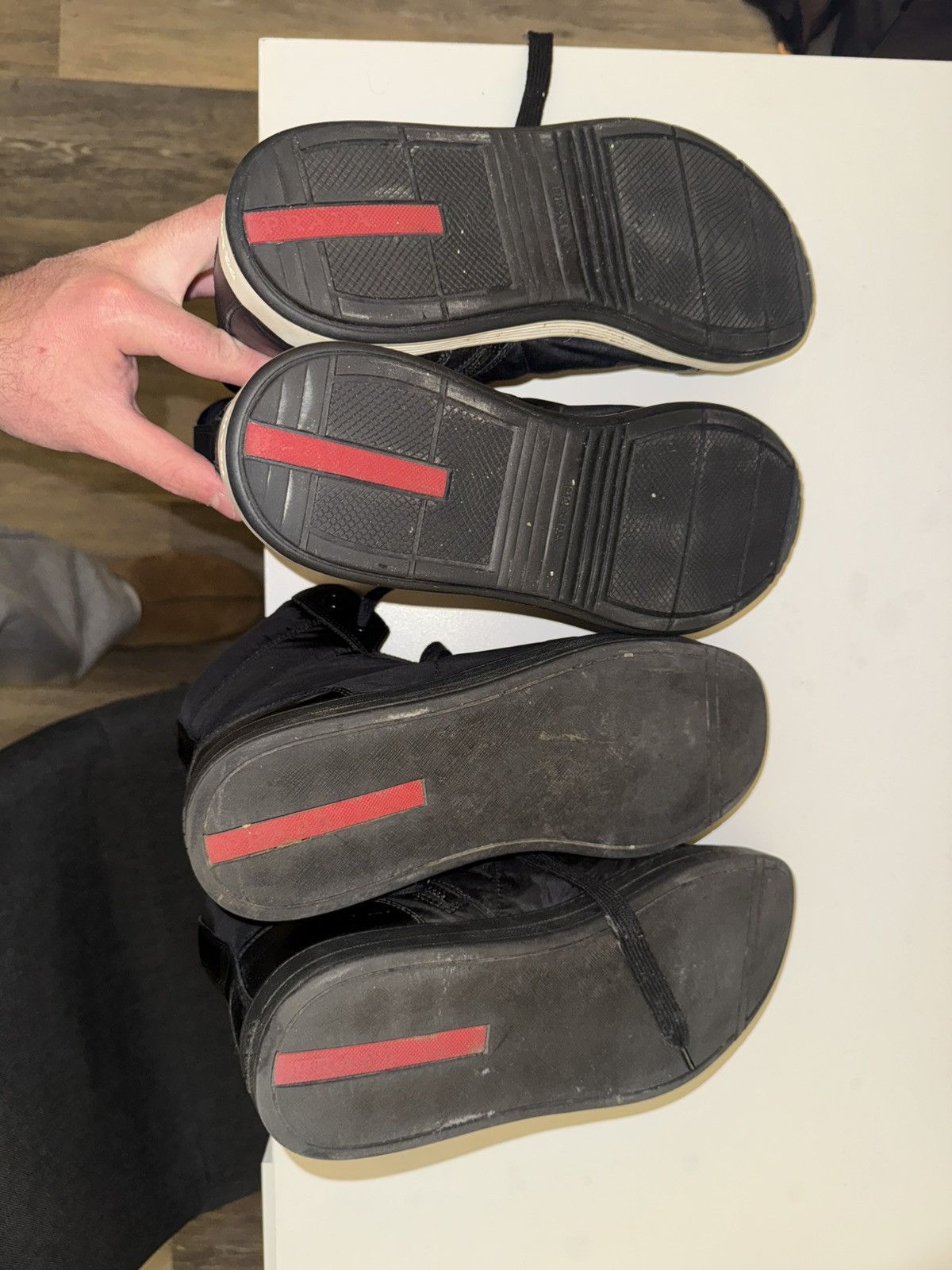 Prada High Top Prada Sneakers Size US 10 / EU 43 - 6 Thumbnail