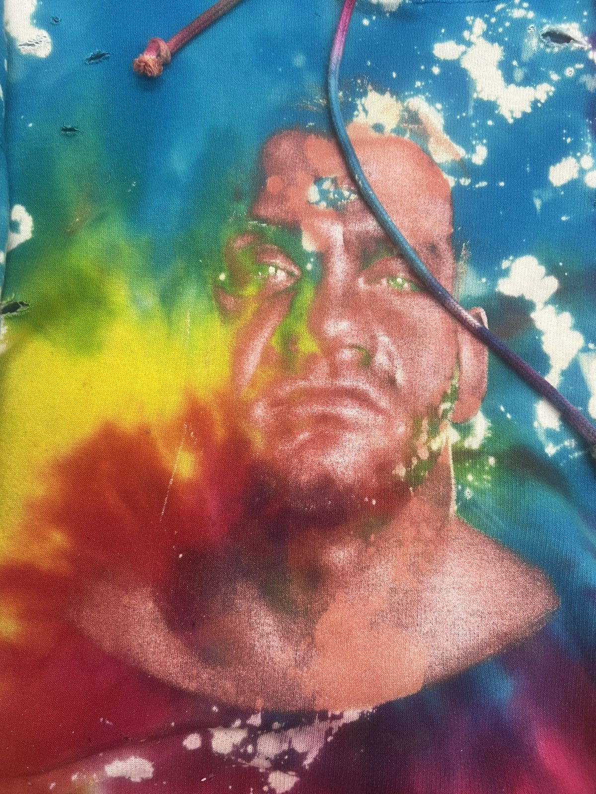 Rap Tees Westside Gunn x Rebirth Studios SIGNED Tie Dye Benoit Hoodie Size US XL / EU 56 / 4 - 7 Thumbnail