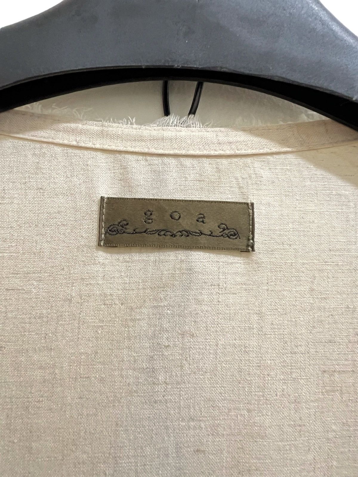 If Six Was Nine Vintage GOA long cardigan linen Size US M / EU 48-50 / 2 - 8 Thumbnail
