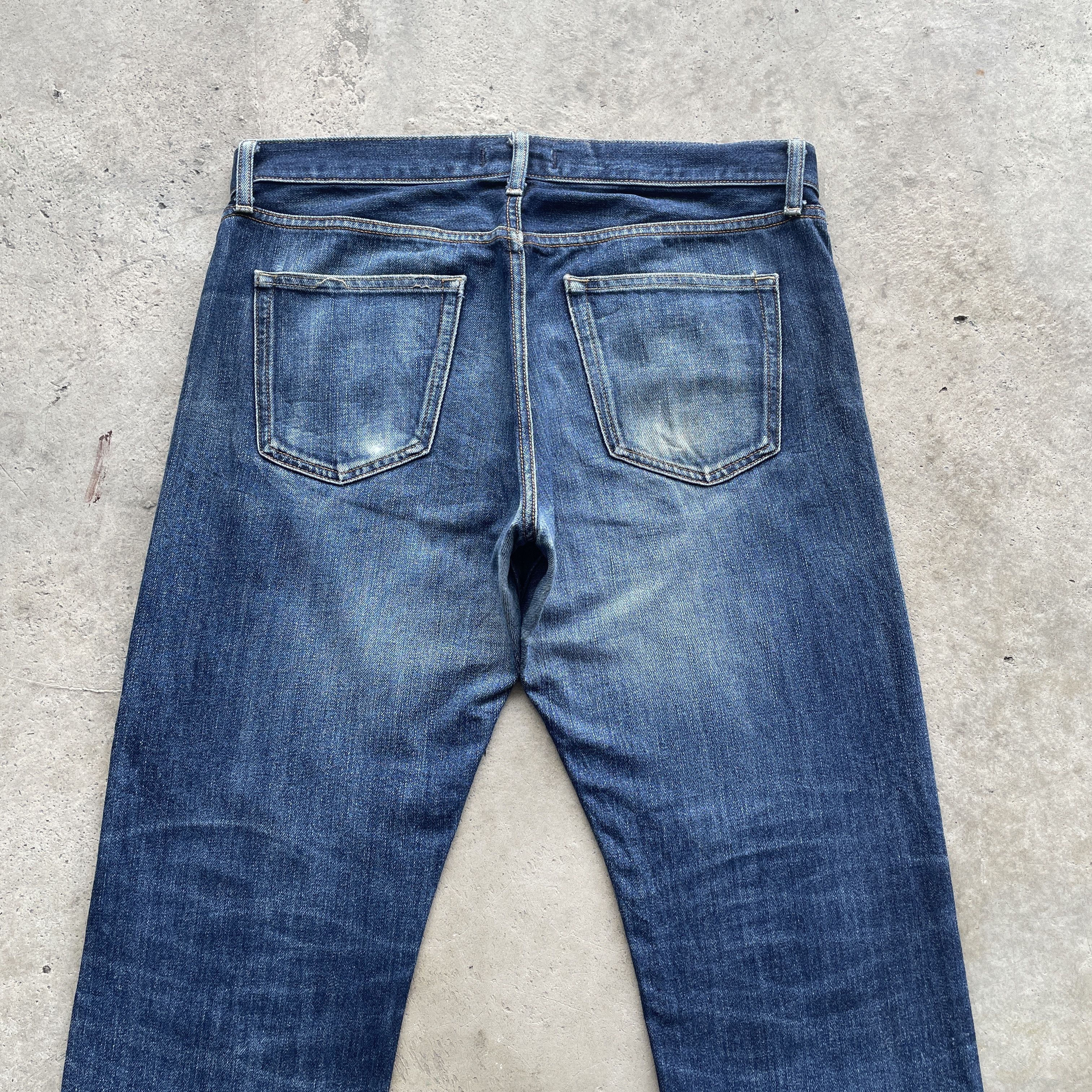 Japanese Brand × Jean VINTAGE JAPANESE JEANS FADED PANTS DENIM W34x28.5 Size US 34 / EU 50 - 8 Thumbnail