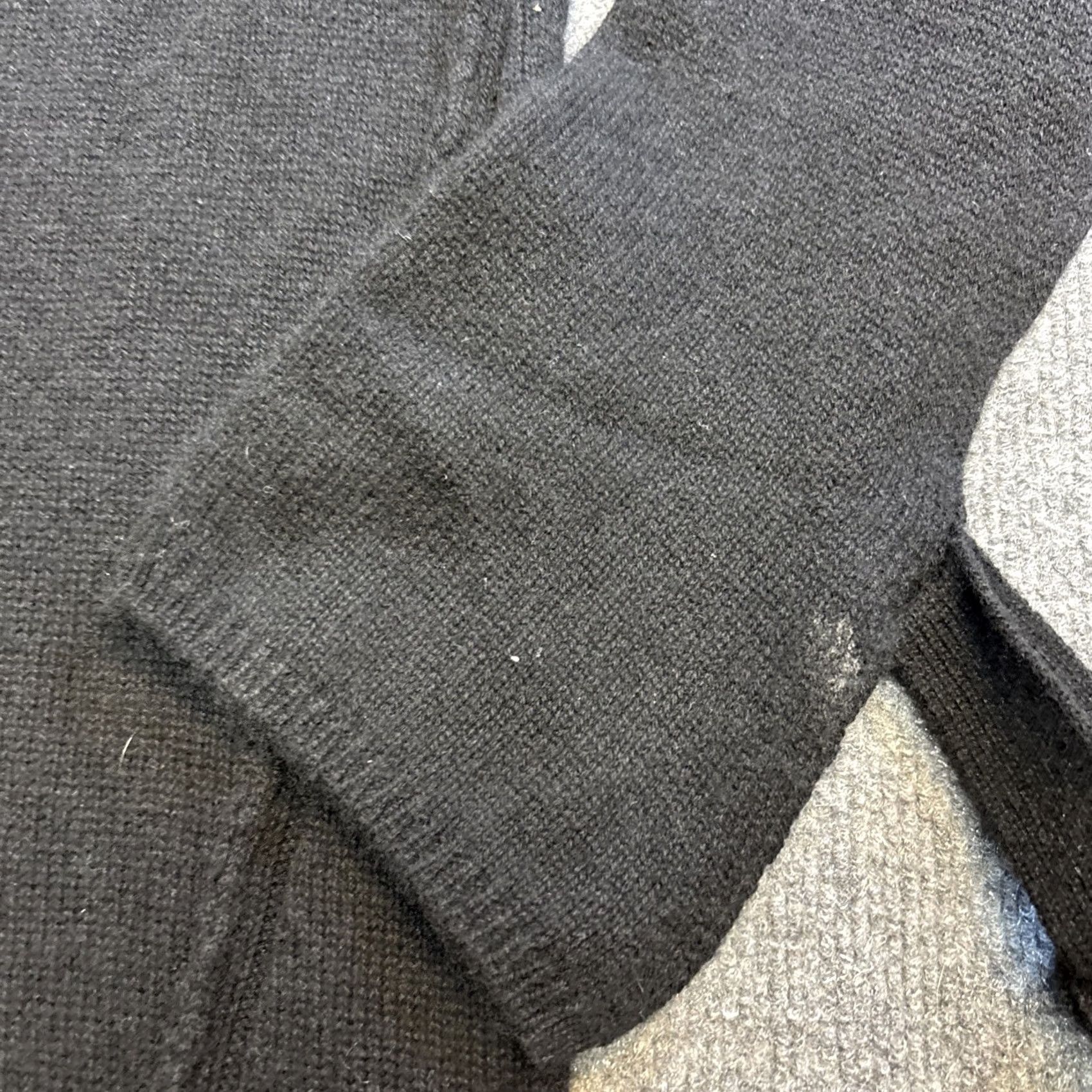 Brochu Walker BROCHU WALKER Sweater Dress Womens XS Black Mock Neck Collared Knit Bow Raglan Sleeve Short Length Size XS / US 0-2 / IT 36-38 - 3 Thumbnail