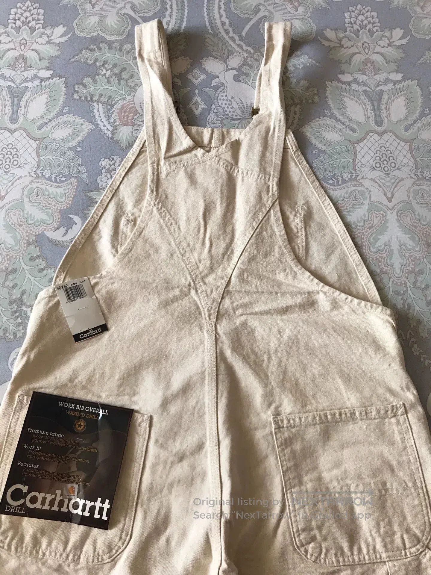 Carhartt Carhartt R34 NAT Overalls W36L32. Size US 36 / EU 52 - 2 Thumbnail