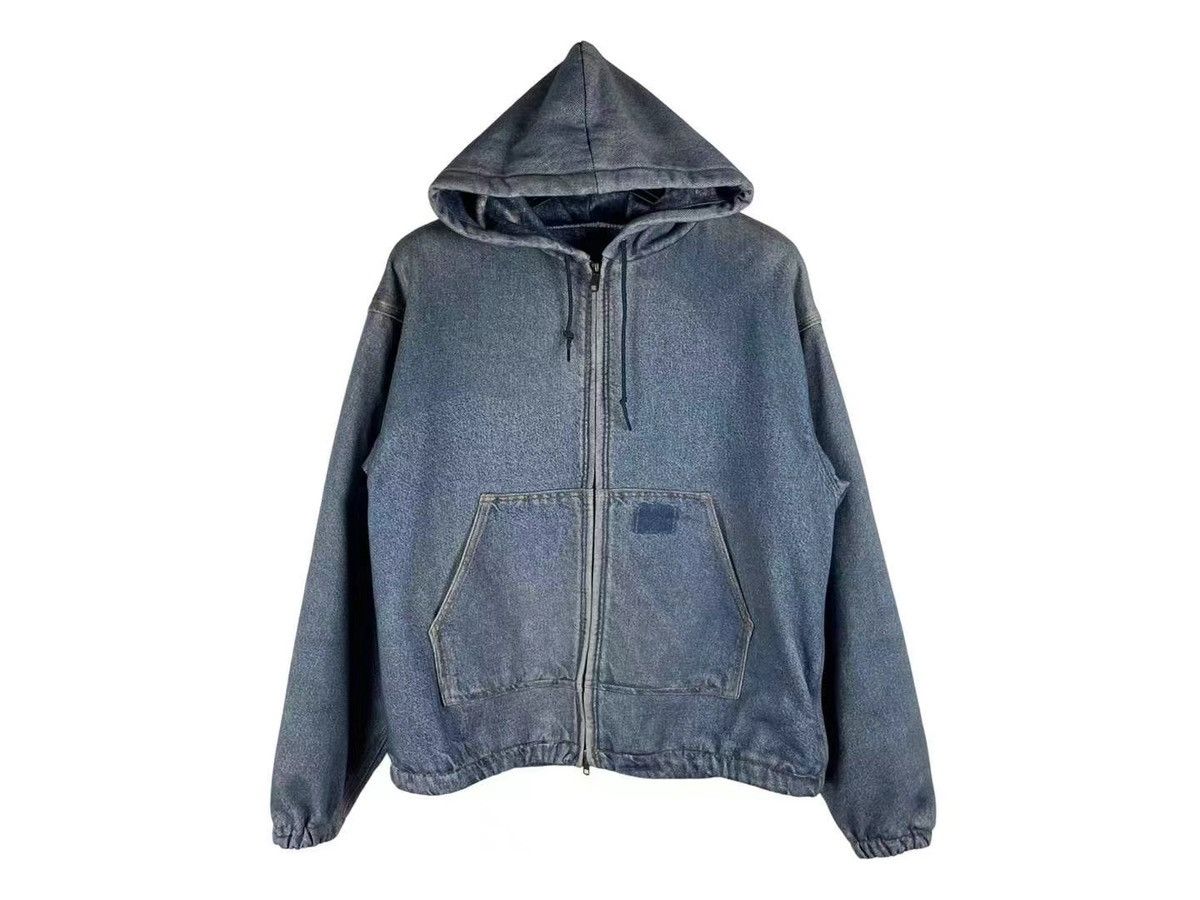 Beams Japan Beams Japan Original Knit Like Denim Hoodie Size US M / EU 48-50 / 2 - 1 Thumbnail