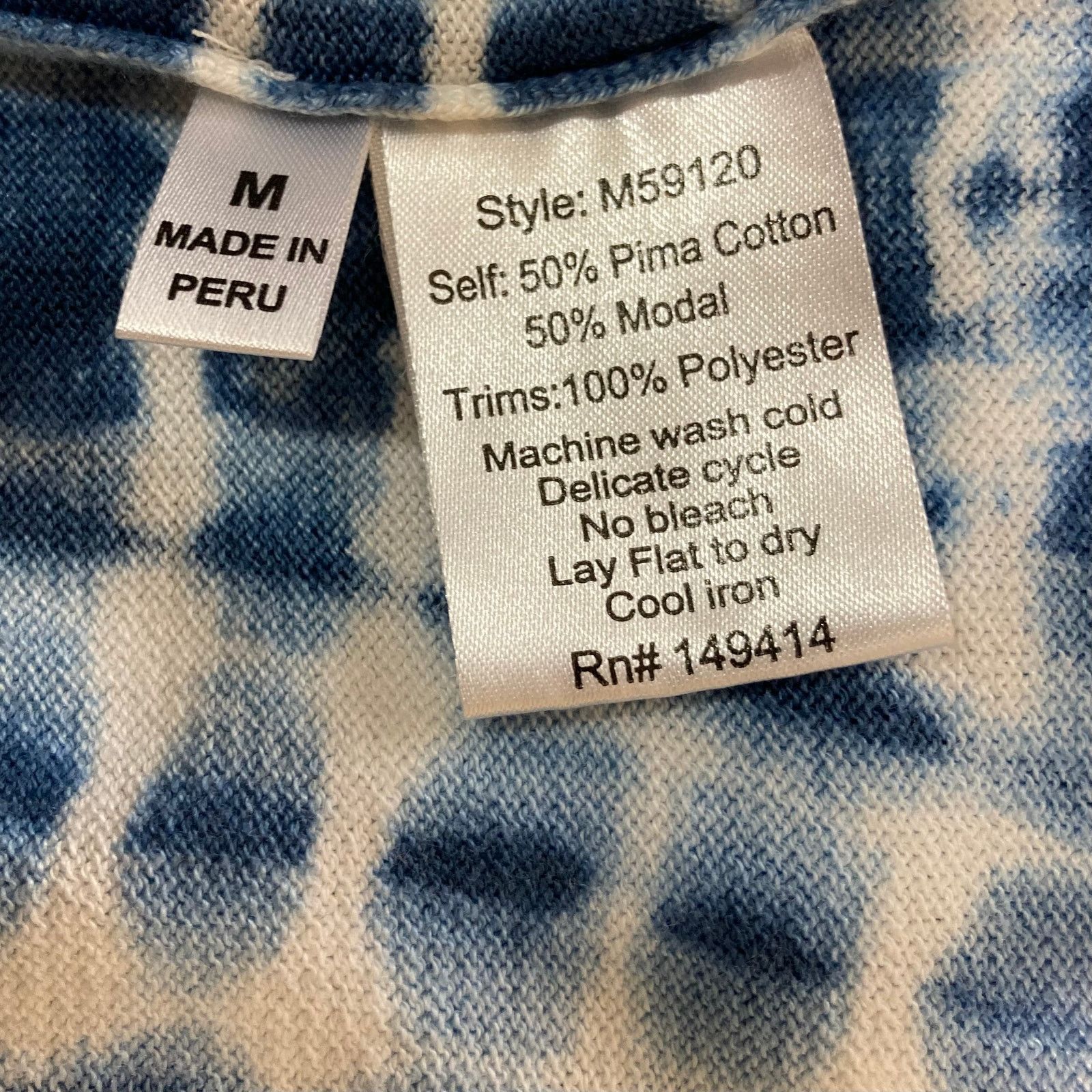 Johnny Was Johnny Was Calme tie dye sweater oversized pima cotton modal Size M / US 6-8 / IT 42-44 - 6 Thumbnail