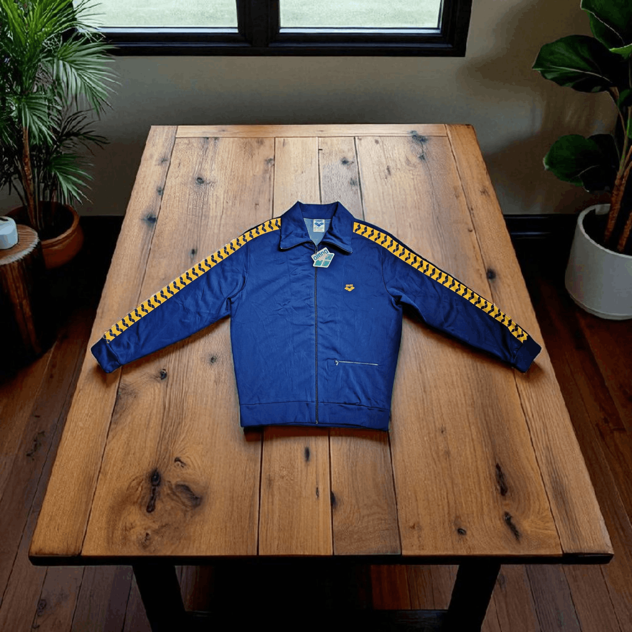 Japanese Brand vintage arena track top jacket Size US L / EU 52-54 / 3 - 8 Thumbnail