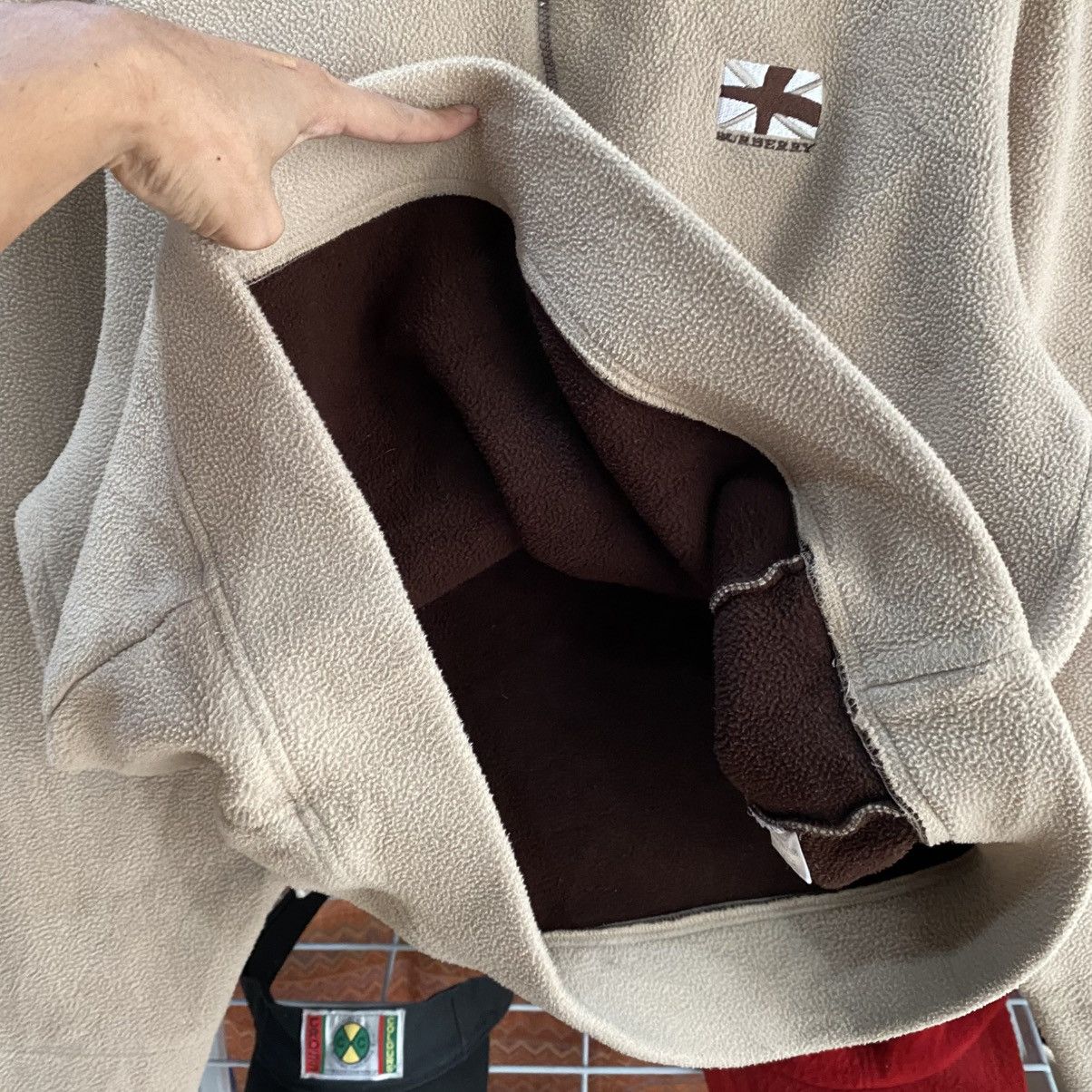 Burberry Vintage half zip fleece Burberry London Flag Logo Size US M / EU 48-50 / 2 - 9 Thumbnail