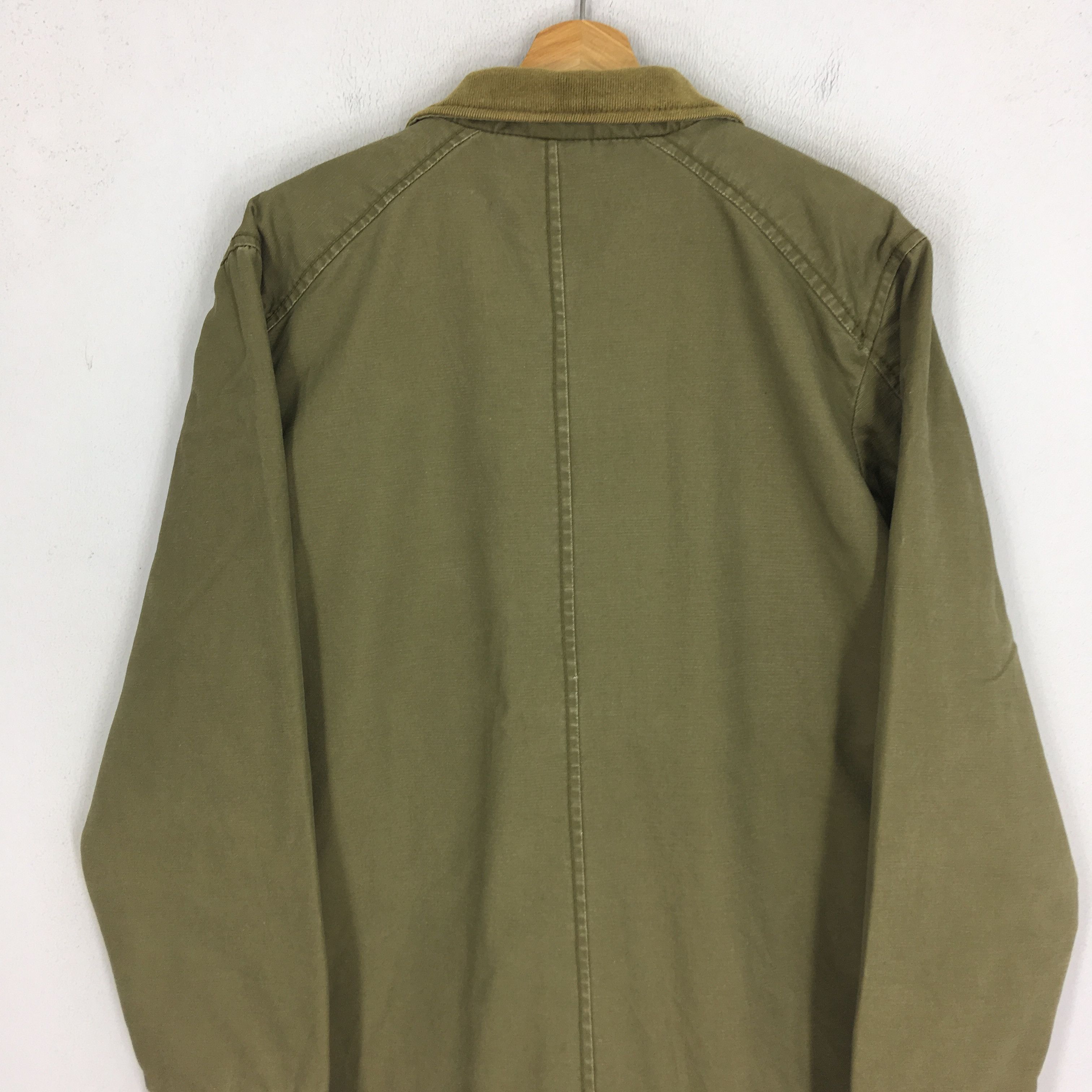 RAGEBLUE Vintage Rageblue Japanese Workers Olive Green Jacket Size US L / EU 52-54 / 3 - 7 Thumbnail