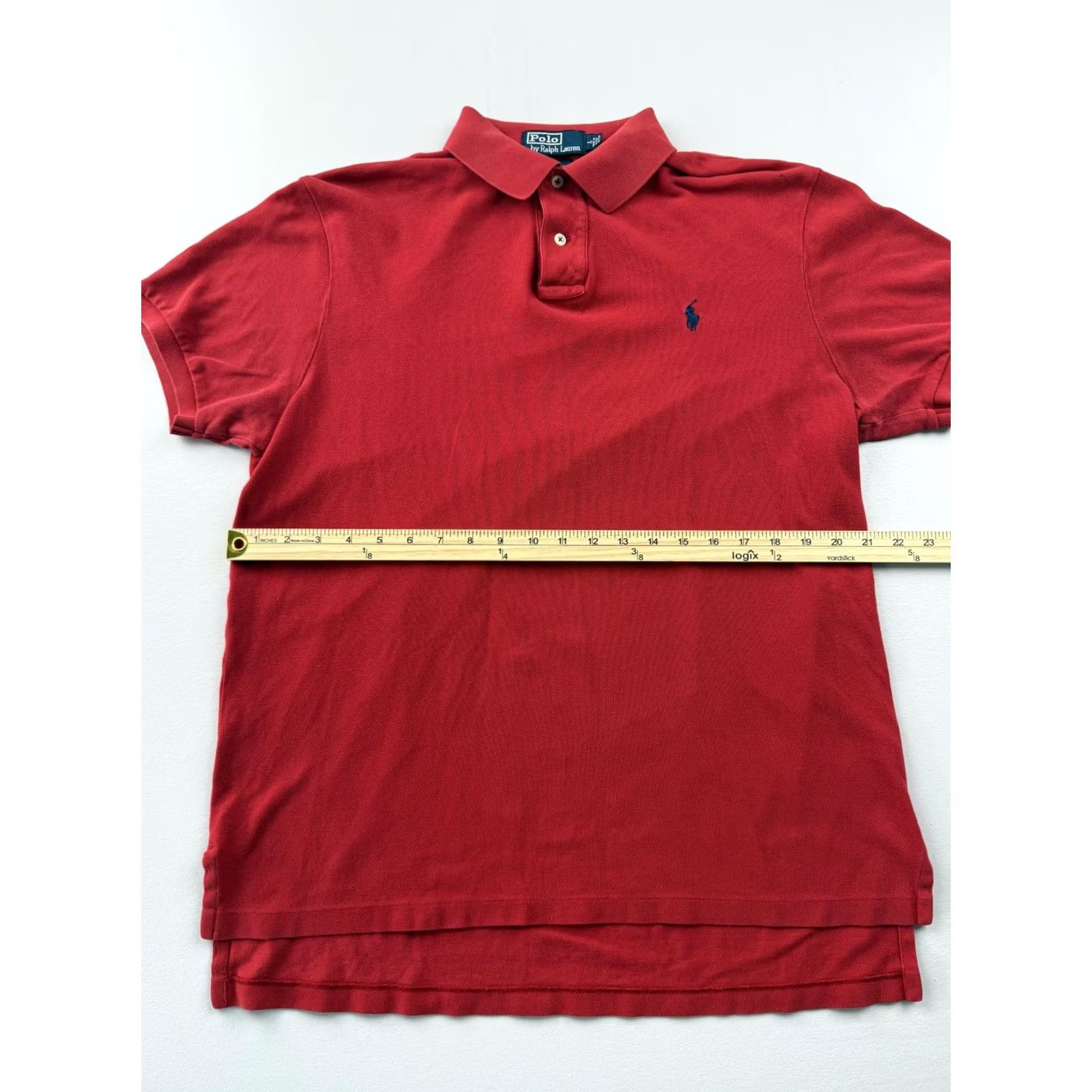 Polo Ralph Lauren Polo by Ralph Lauren Mens Large Red Custom Fit Pony Logo Casual Shirt Size US L / EU 52-54 / 3 - 5 Thumbnail