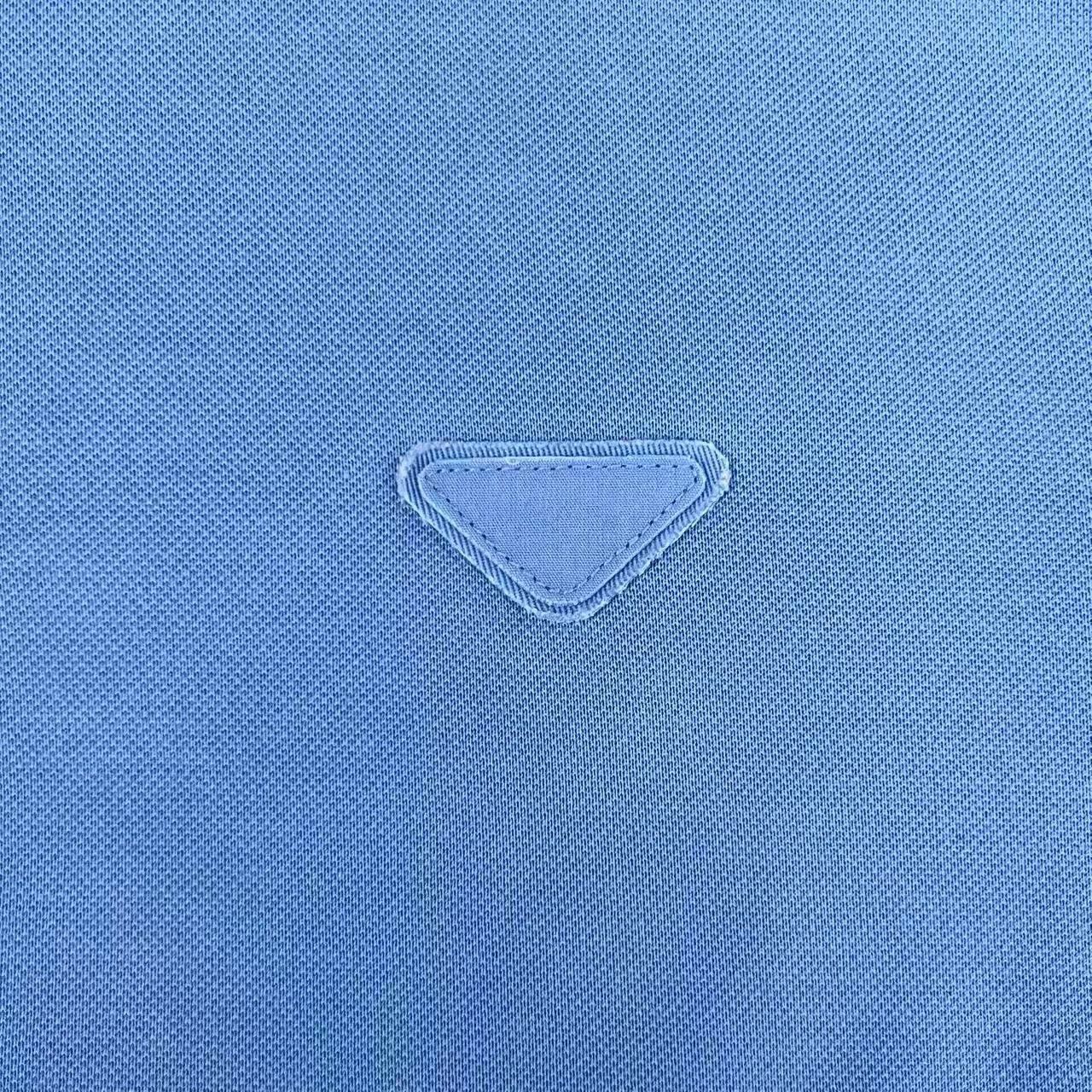Prada Prada Sky Blue Tri Logo Polo S Unisex Size US S / EU 44-46 / 1 - 4 Thumbnail