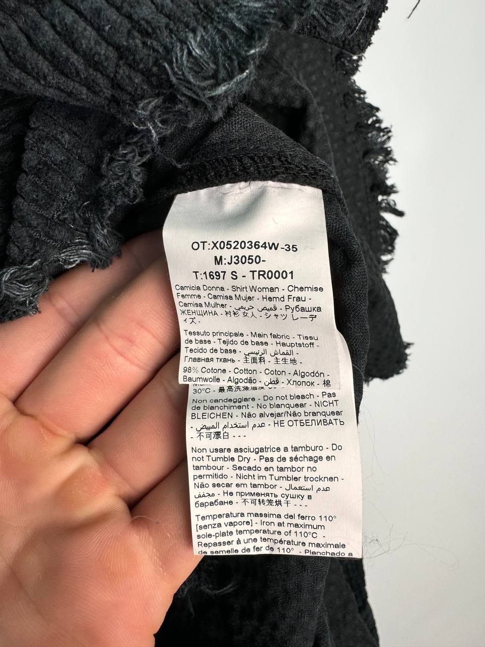 Designer × Jacob Cohen Jacob Cohen Velvet Overshirt for Women Black Size M / US 6-8 / IT 42-44 - 7 Thumbnail
