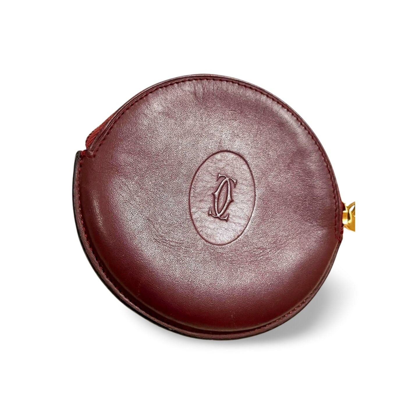 Cartier Vintage Cartier wine leather coin case, must de Cartier Size ONE SIZE - 1 Thumbnail