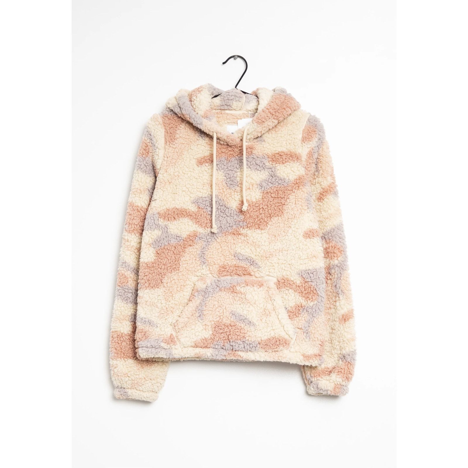 Hollister Hollister Sherpa Hoodie Women Pink Fleece Jacket M - G008 Size M / US 6-8 / IT 42-44 - 2 Thumbnail